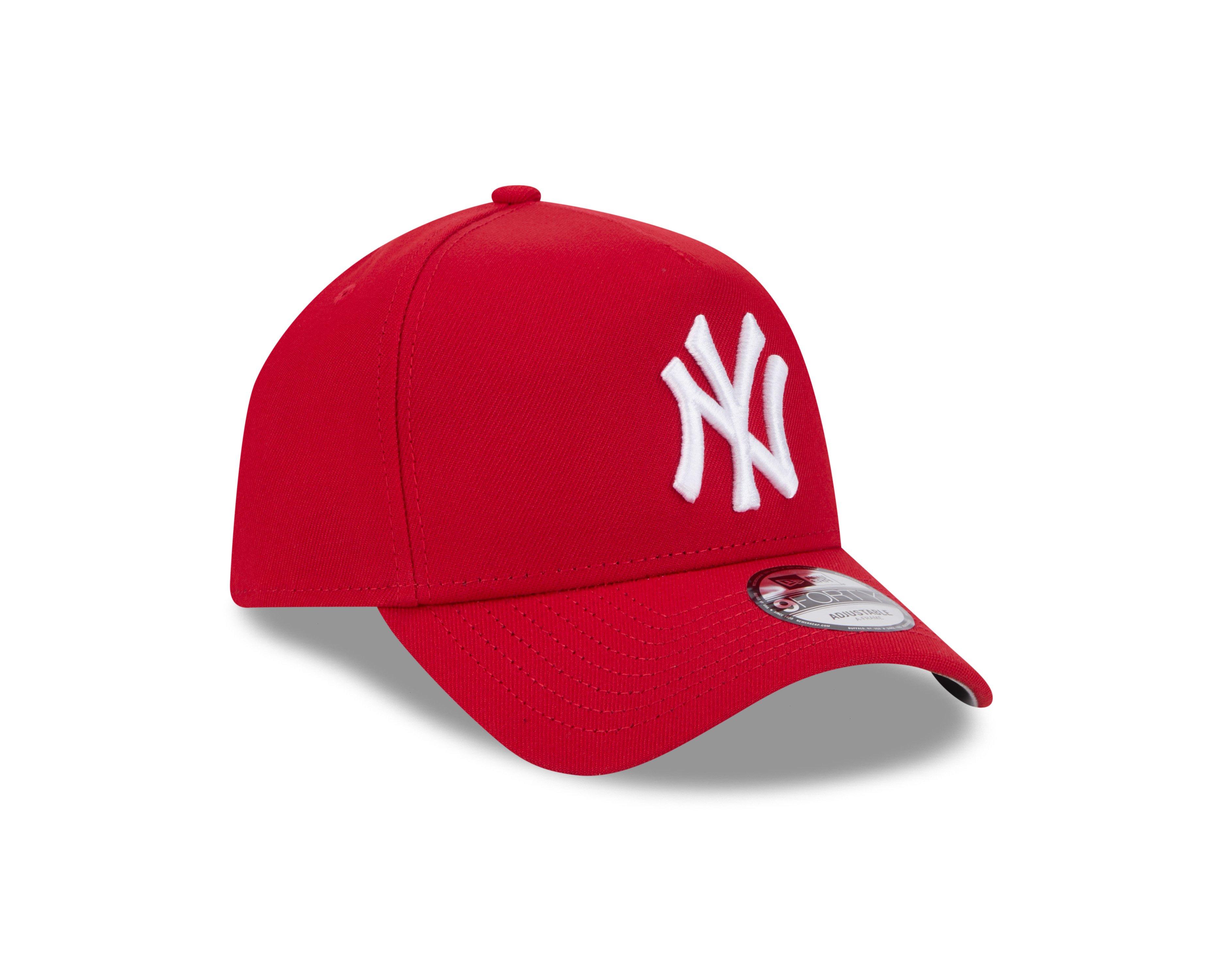 New Era New York Yankees 9FORTY Basic Snapback-Red/White - RED Thumbnail View 2