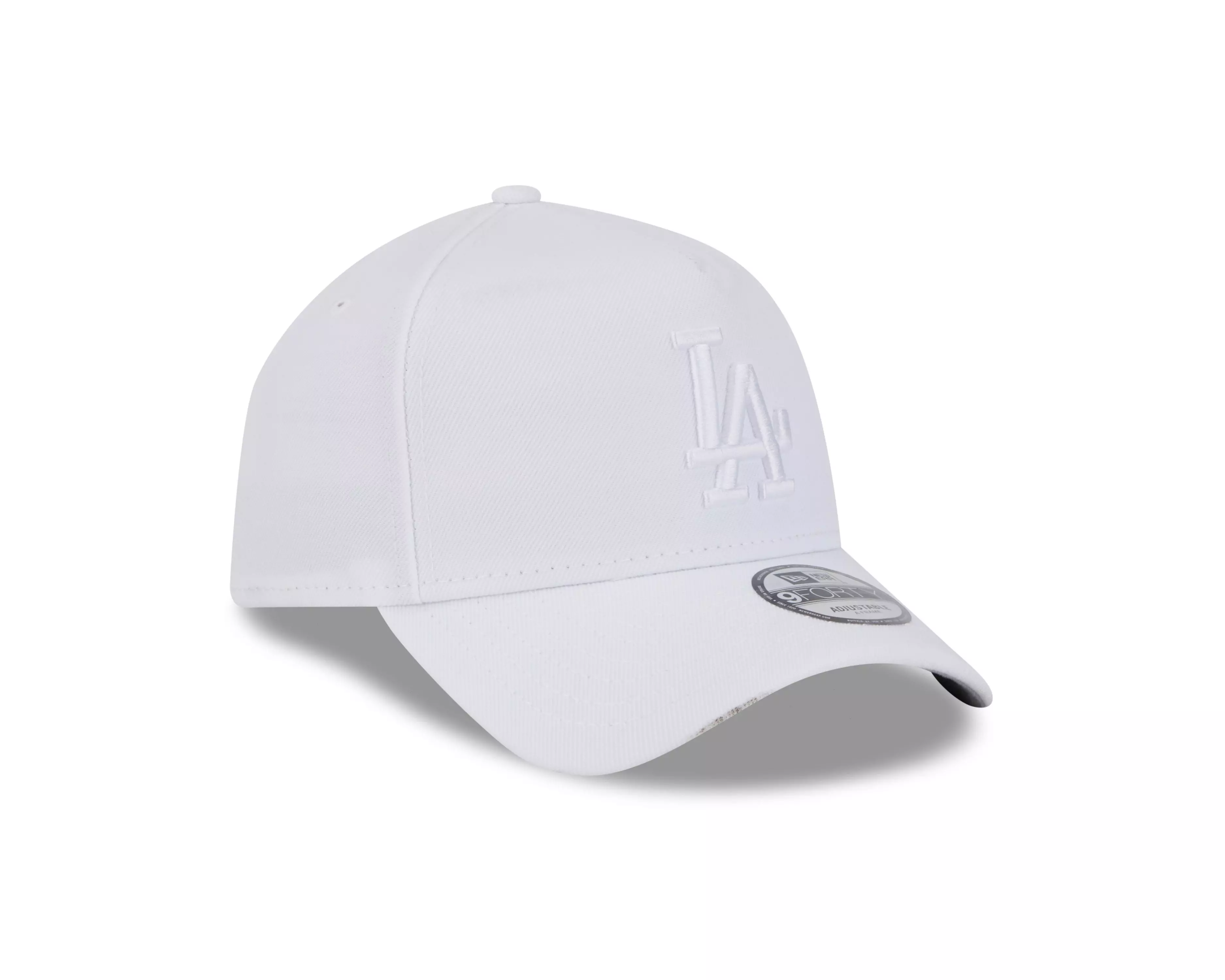 New Era Los Angeles Dodgers 9FORTY Snapback Hat-Triple White - WHITE