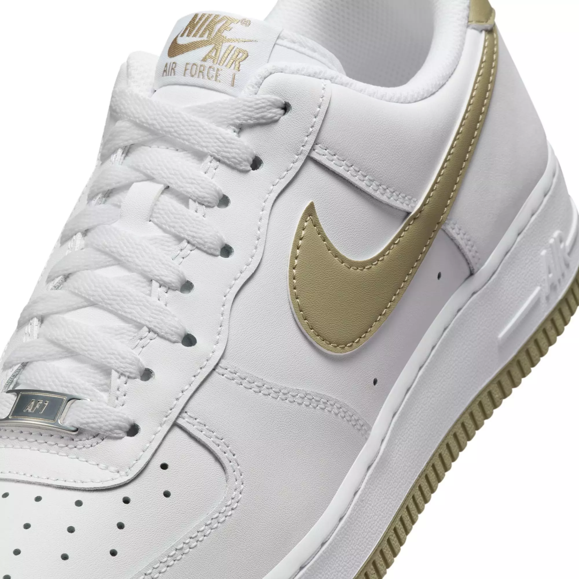 Nike Air Force 1 '07 "White/Neutral Olive" Men's Shoe - OLIVE