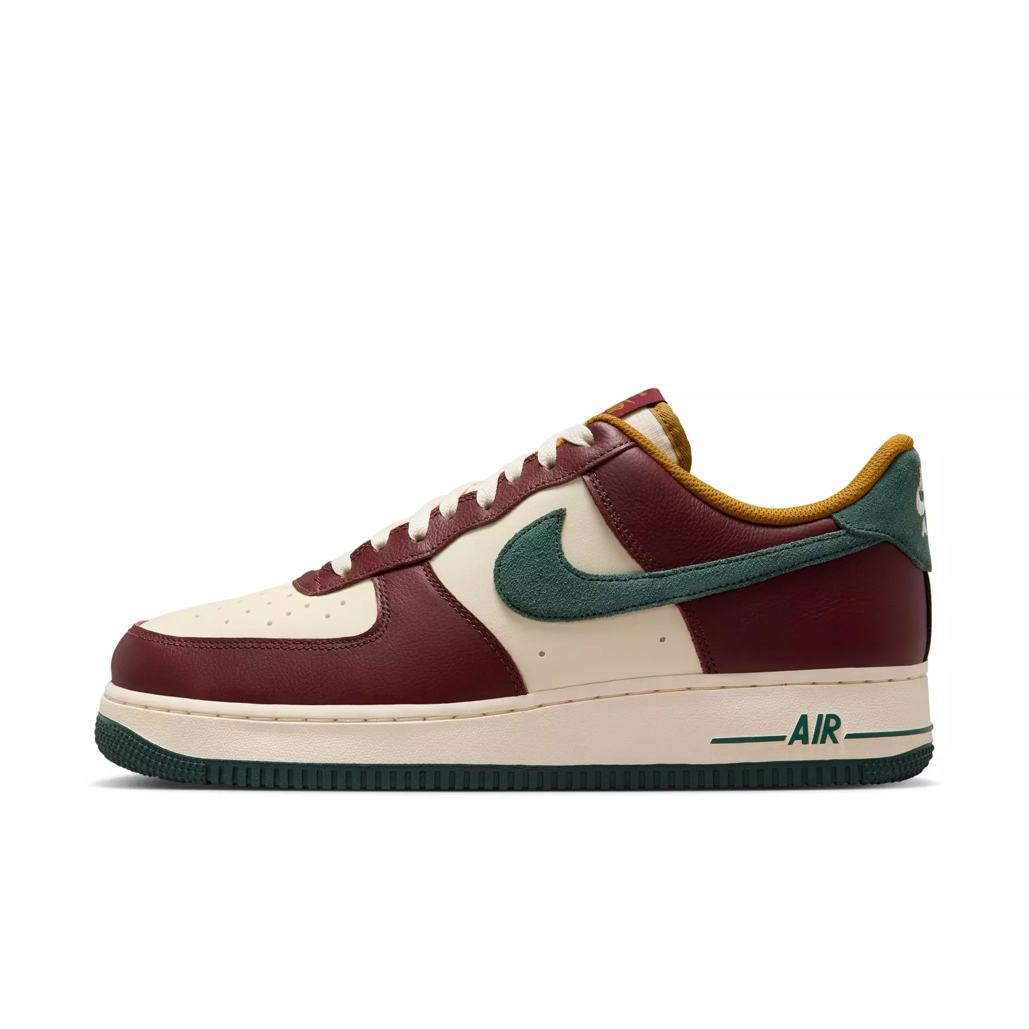 Nike Air Force 1 '07 LV8 "Coconut Milk/Vintage Green/Dark Team Red" Men's Shoe