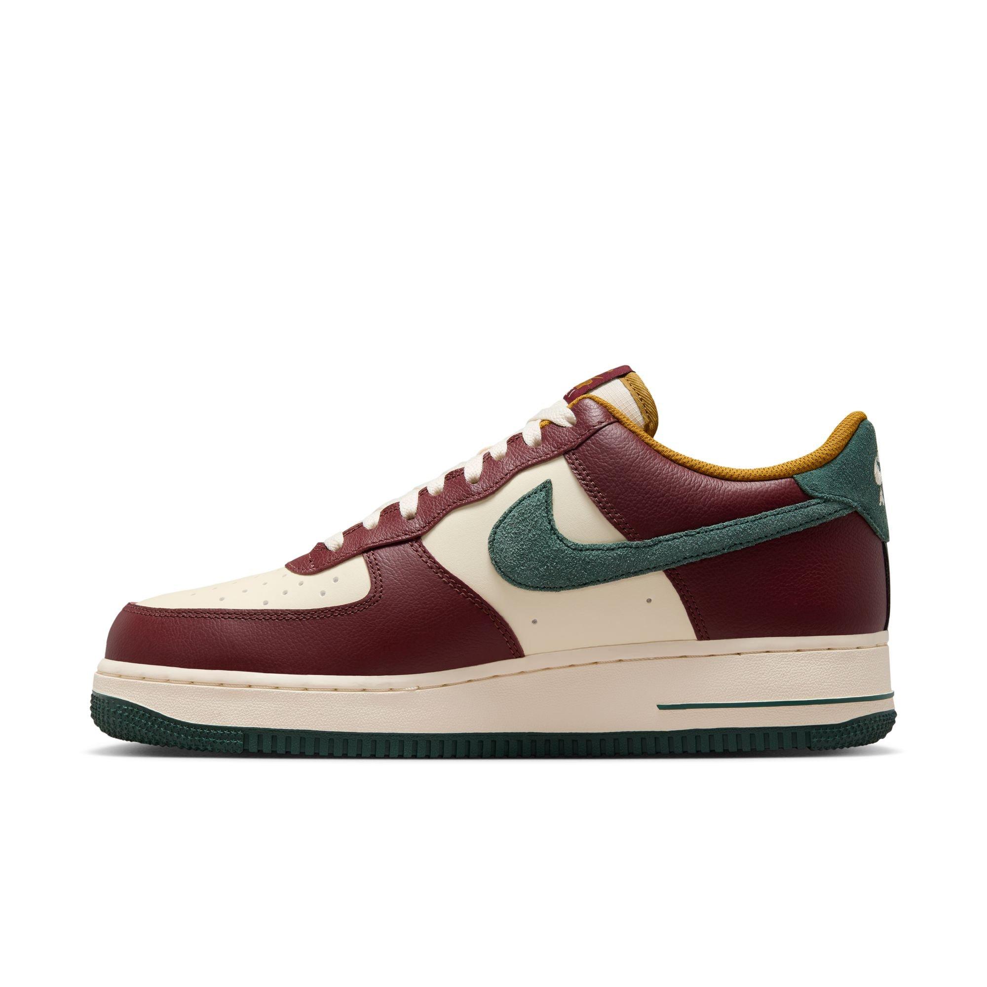 Nike Air Force 1 '07 LV8 Men's "Coconut Milk/Vintage Green/Dark Team Red" Shoe