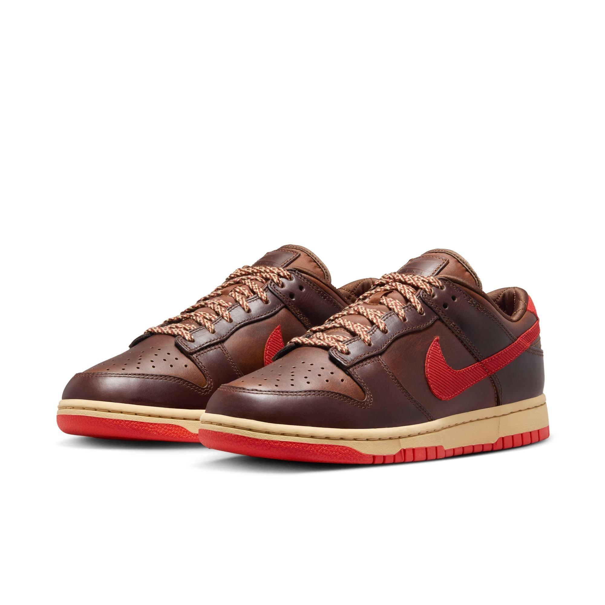 Nike Dunk Low Retro "British Tan" Men's Shoe - BRITISH TAN/PICANTE RED/SESAME Thumbnail View 3