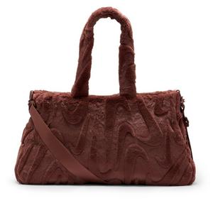 Nike Sportswear Faux Fur Tote Bag - Maroon