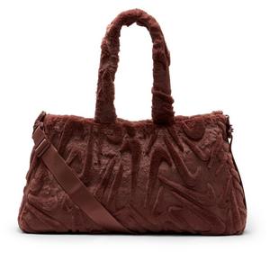 Nike Sportswear Faux Fur Tote Bag - Maroon