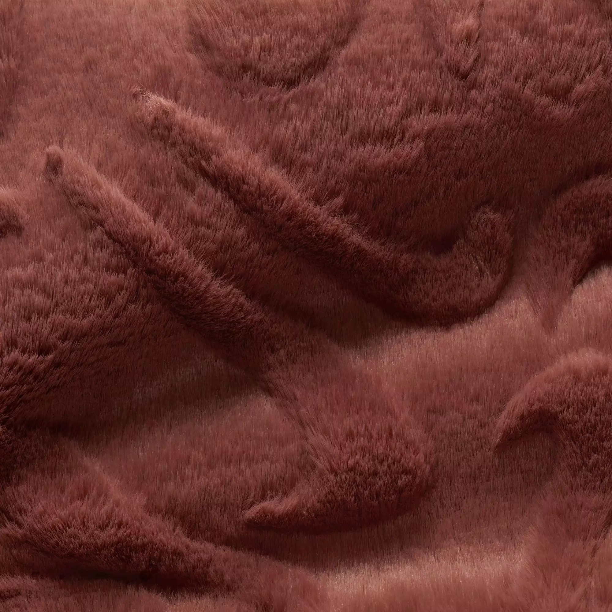 Nike Sportswear Futura 365 Faux Fur Crossbody Bag-Maroon - MAROON