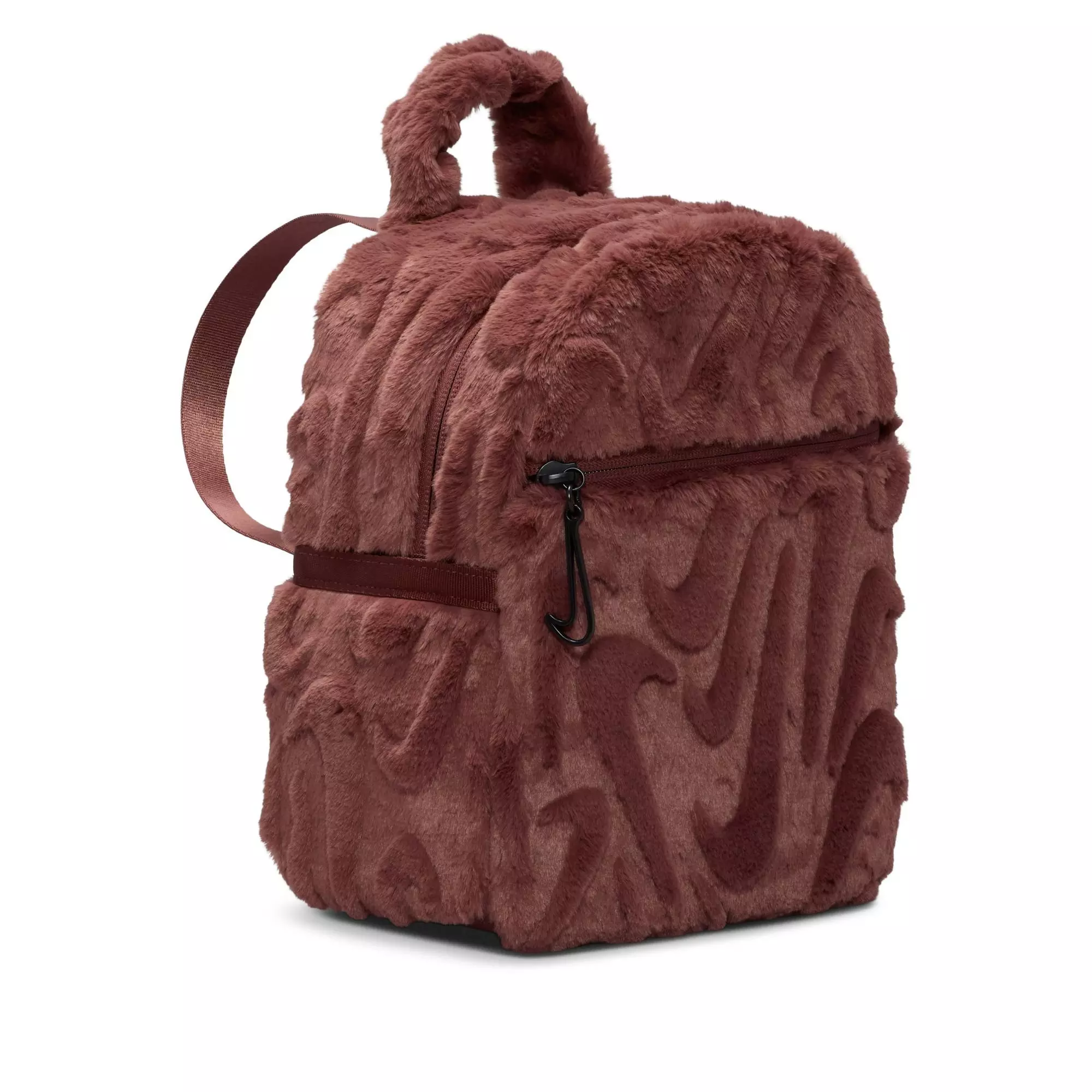 Nike Sportswear Futura Faux Mini Backpack-Maroon - MAROON