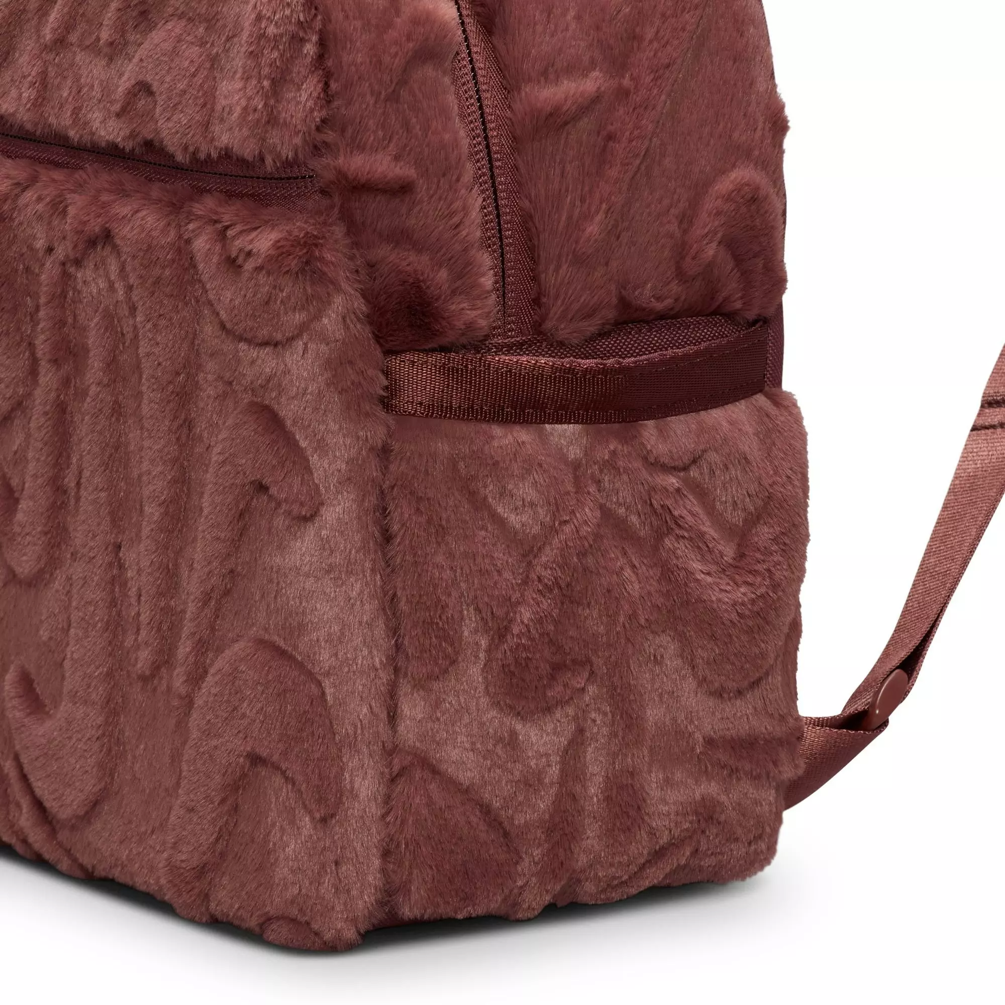 Nike Sportswear Futura Faux Mini Backpack-Maroon - MAROON