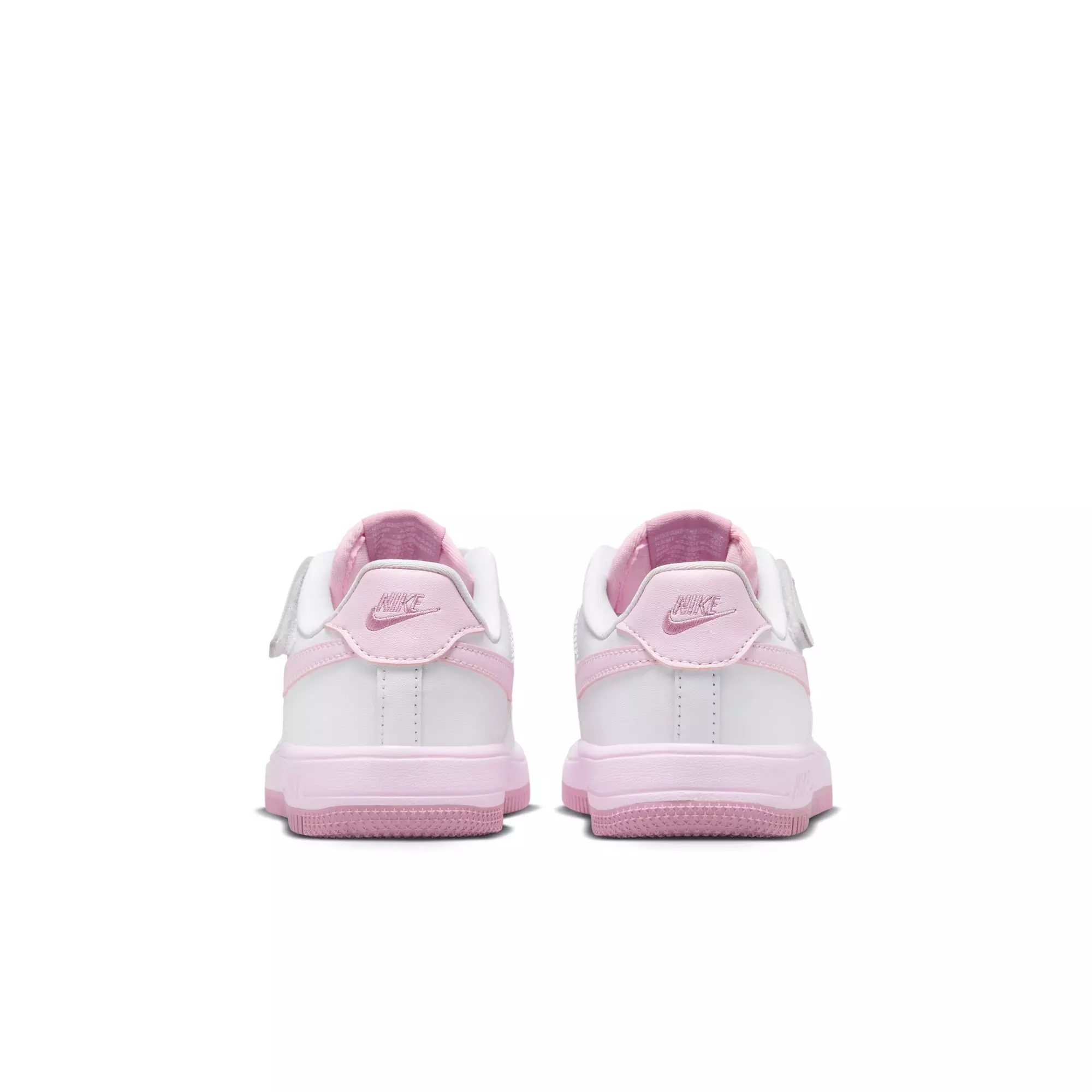 Nike Air Force 1 Low EasyOn "White/Pink Foam/Elemental Pink" Toddler Girls' Shoe - WHITE/PINK