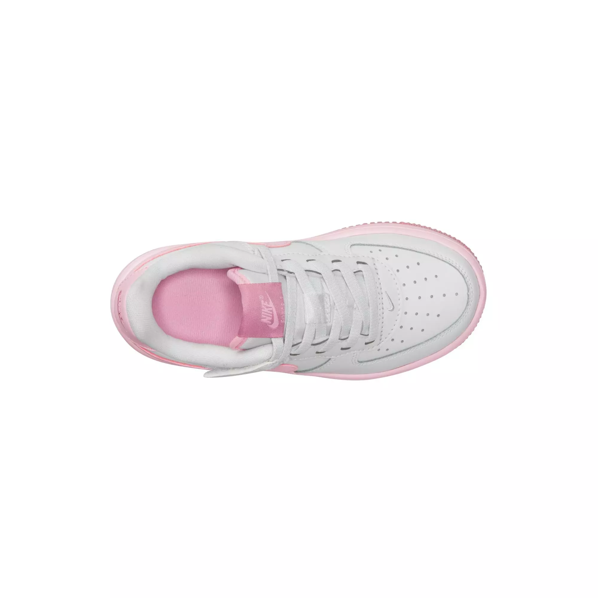 Nike Air Force 1 Low EasyOn "White/Pink Foam" Toddler Girls' Shoe - WHITE/PINK