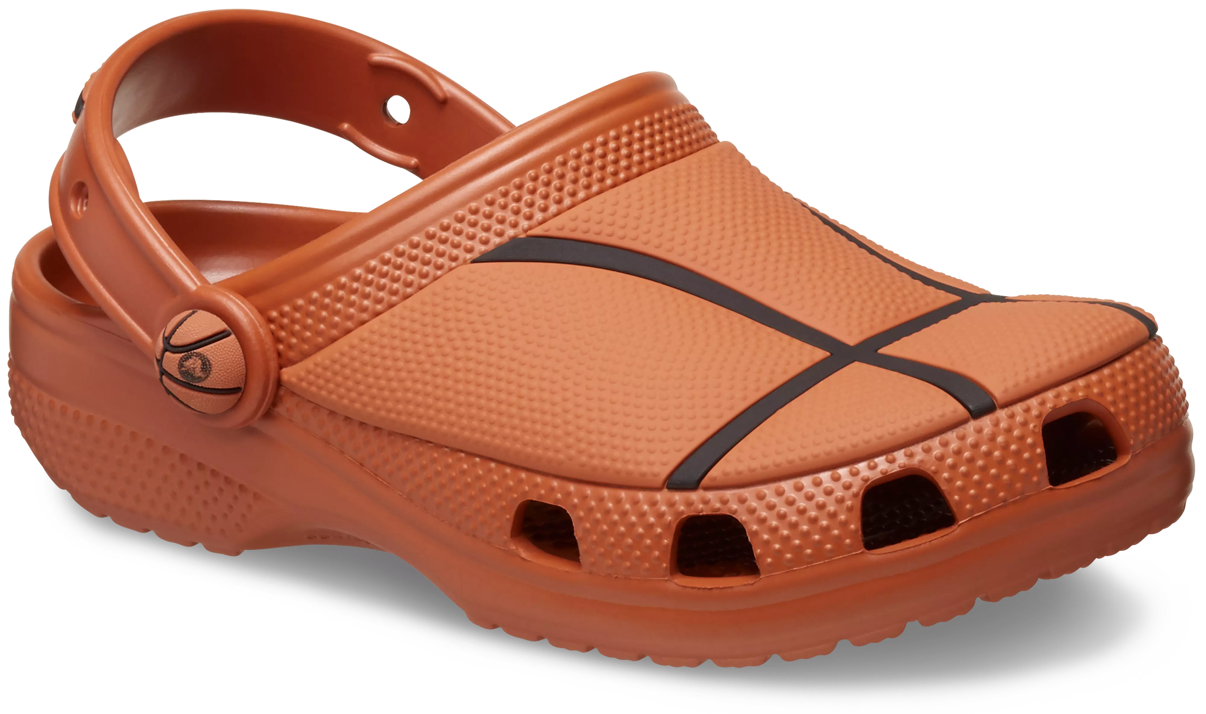 Crocs Classic "Basketball" Grade School Boys' Clog - ORANGE/BLACK