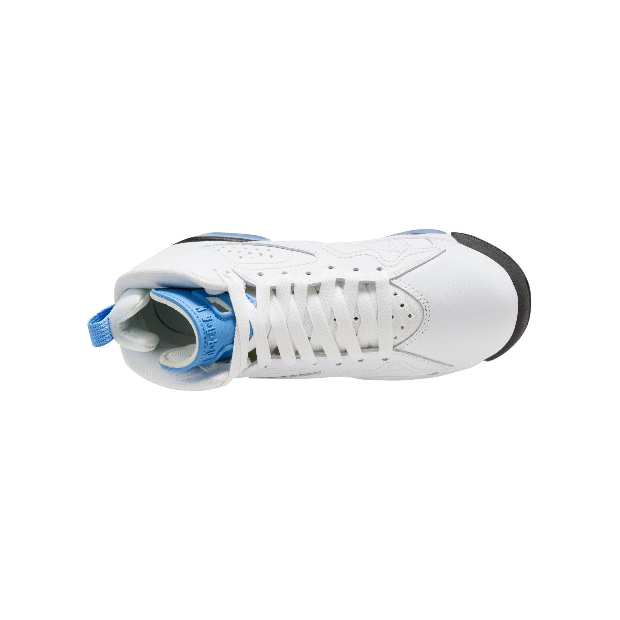 Jordan MVP "White/University Blue/Black" Grade School Boys' Shoe - WHITE/BLUE Thumbnail View 3