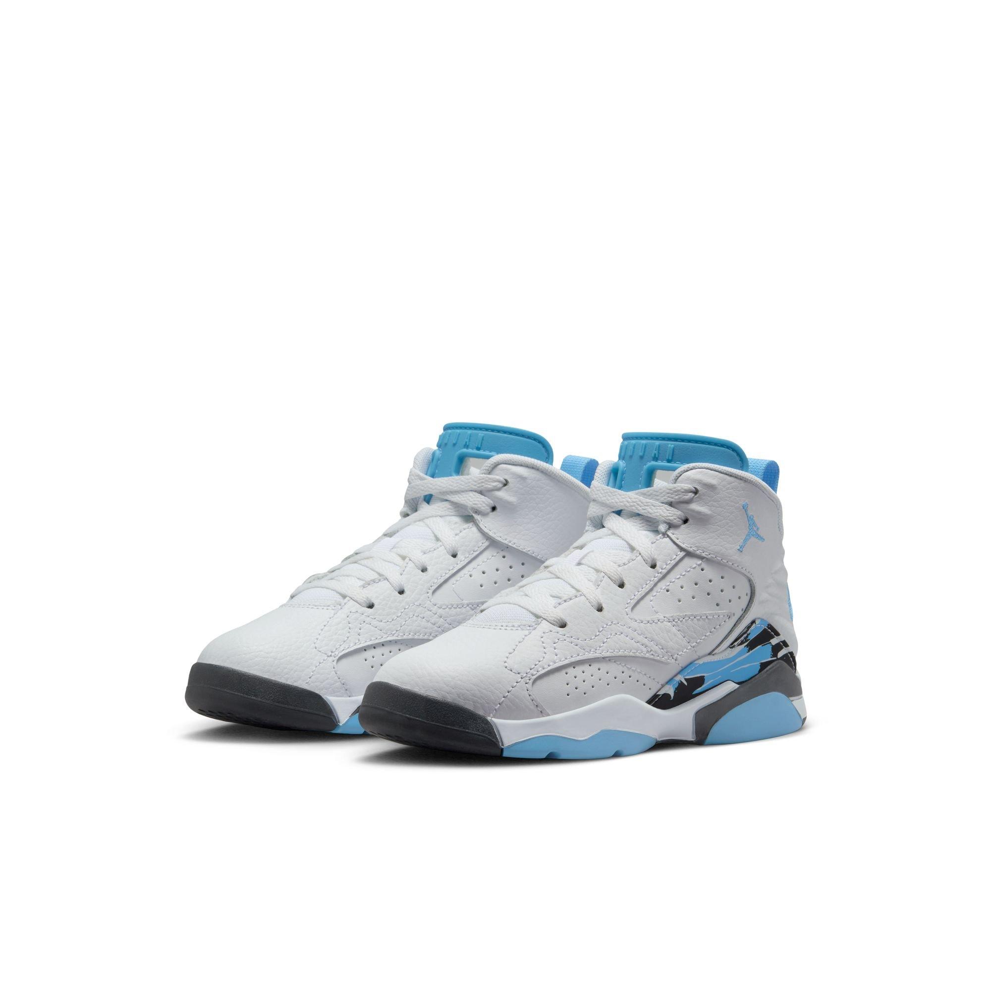 Jordan MVP "White/University Blue/Black" Preschool Boys' Shoe - WHITE/BLUE Thumbnail View 5