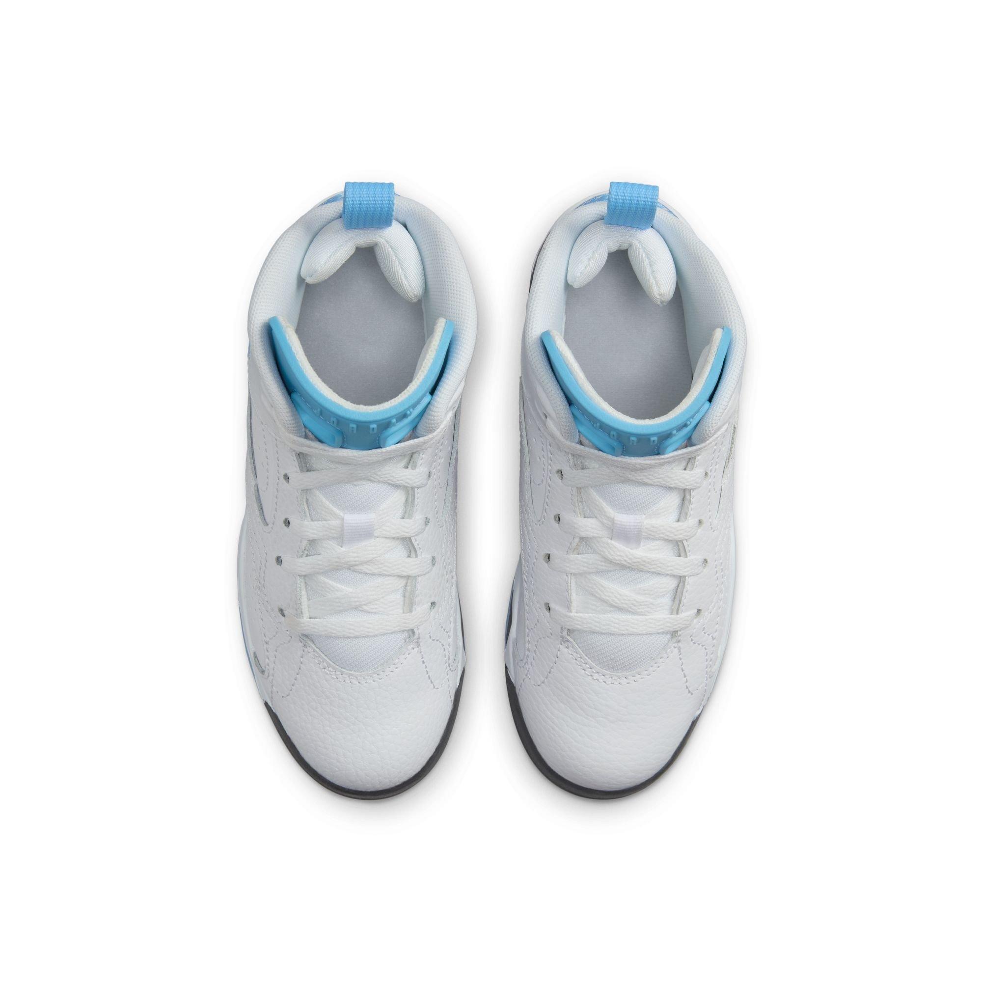 Jordan MVP "White/University Blue/Black" Preschool Boys' Shoe - WHITE/BLUE Thumbnail View 6