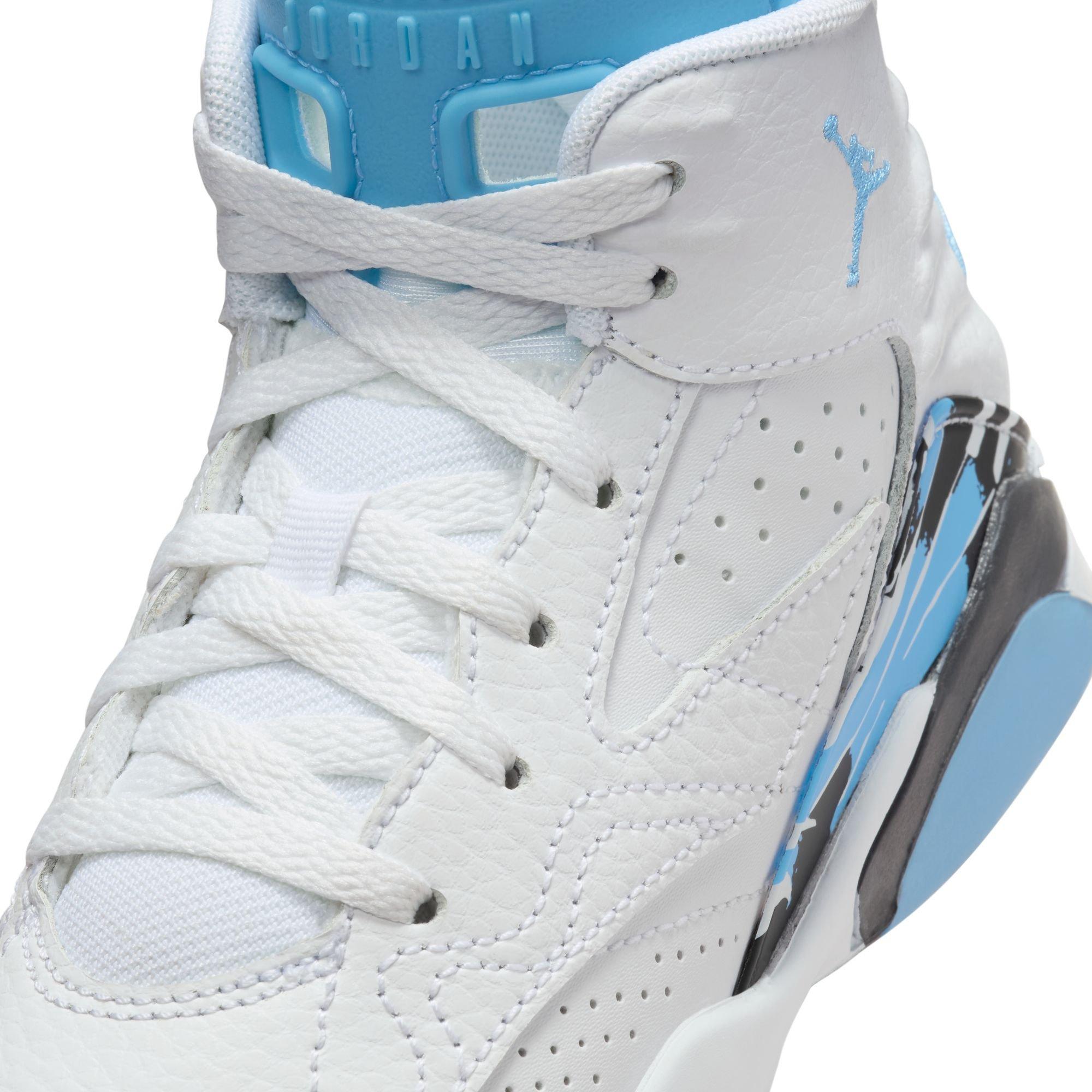 Jordan MVP "White/University Blue/Black" Preschool Boys' Shoe - WHITE/BLUE Thumbnail View 10