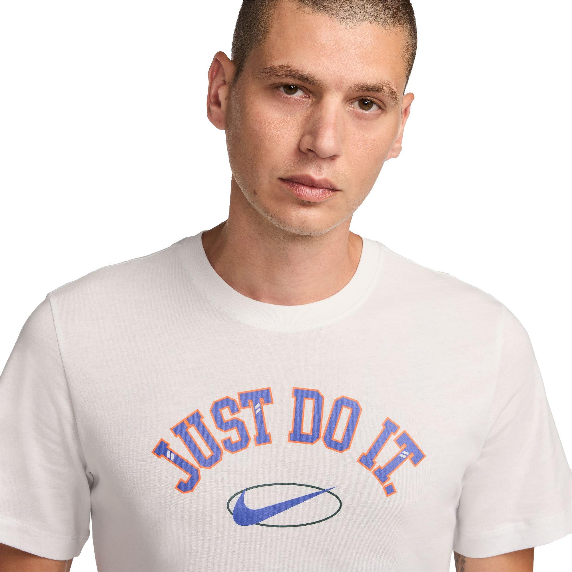 Nike Men's Sportswear JDI Tee - WHITE Thumbnail View 3