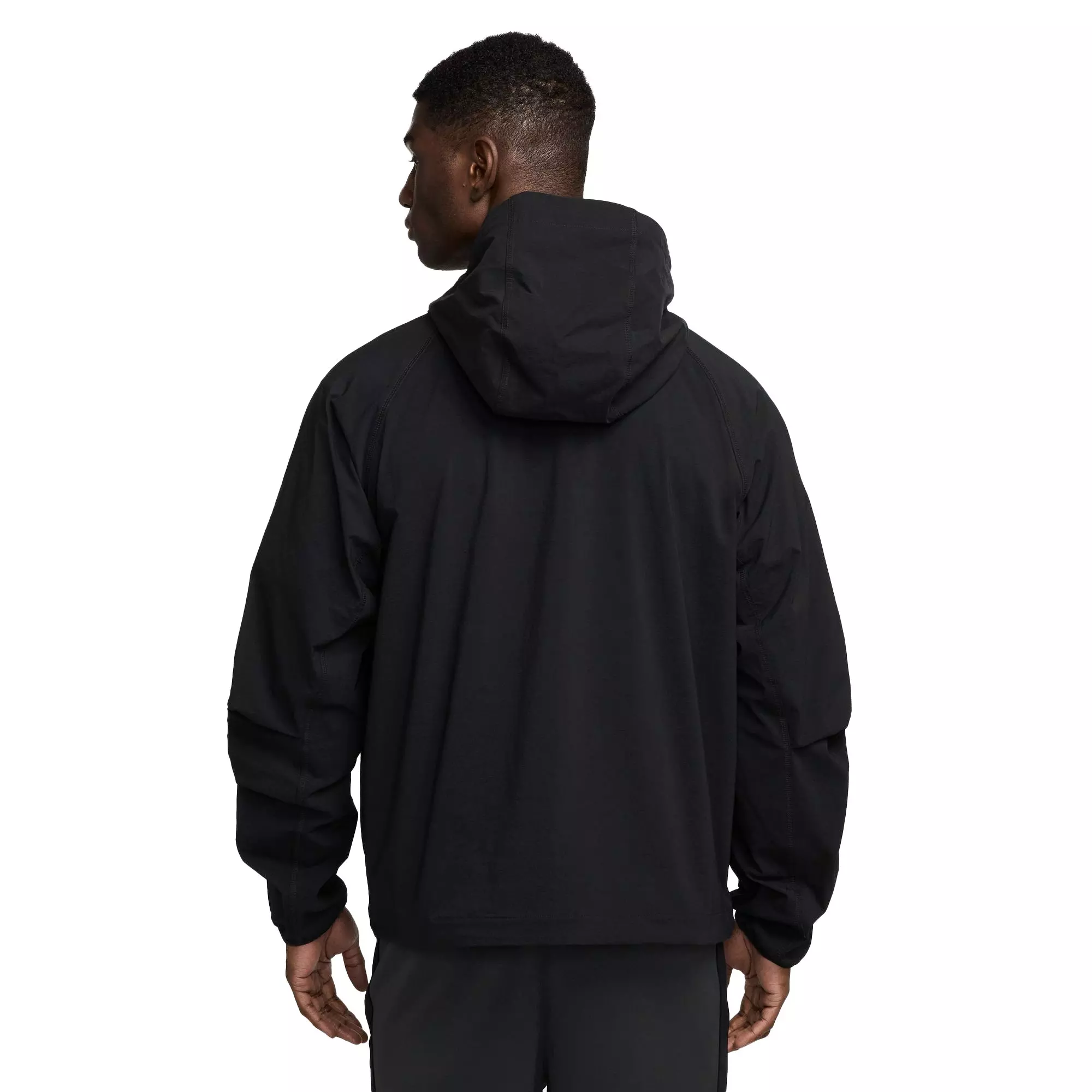 Nike Men's Sportswear Tech Full-Zip Woven Windrunner Jacket - Black - BLACK