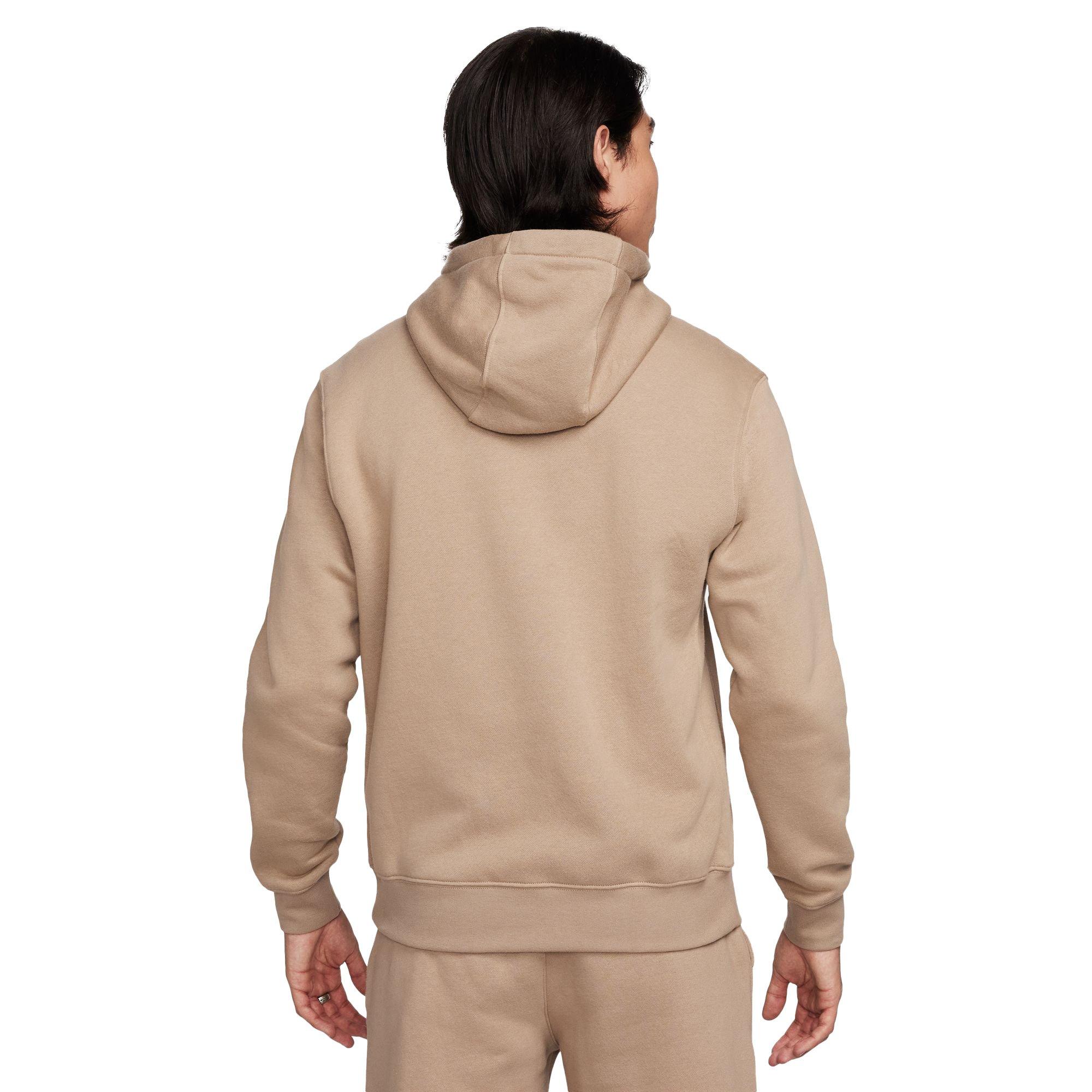 Nike Men's Sportswear Club Fleece Full-Zip Jacket - KHAKI Thumbnail View 2