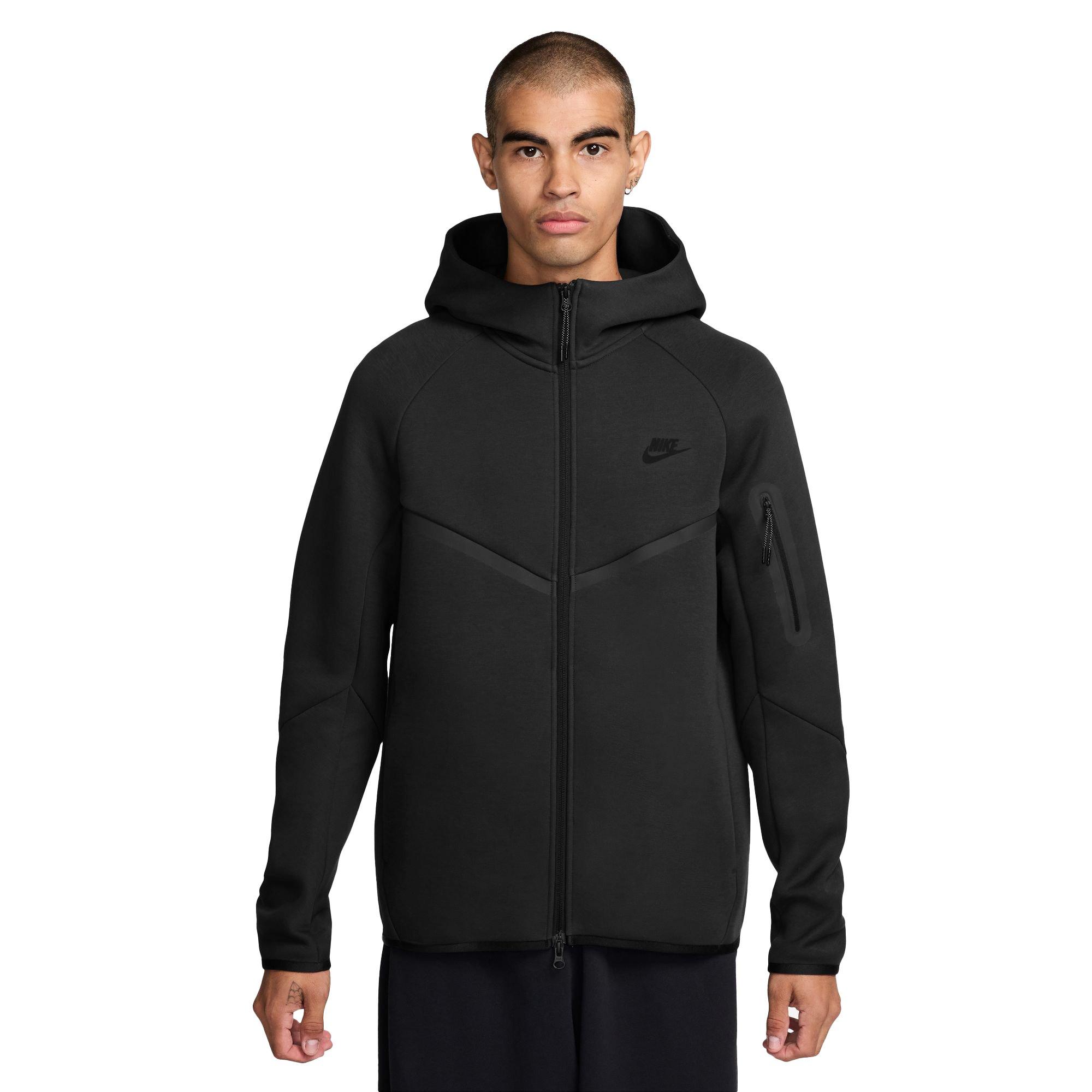 Nike Men's Tech Full-Zip Windrunner Jacket - BLACK