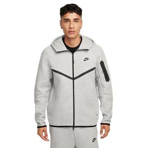 Nike Men's Tech Full-Zip Windrunner Jacket -Grey/Black - GREY/BLACK