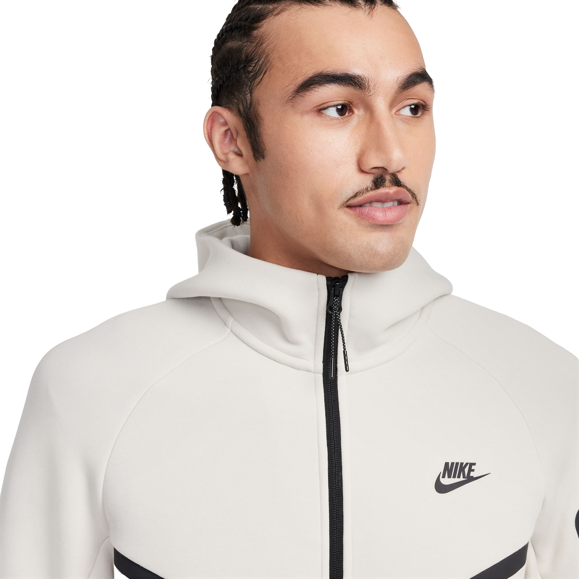 Nike Men's Tech Windrunner Full-Zip Jacket - BROWN Thumbnail View 3