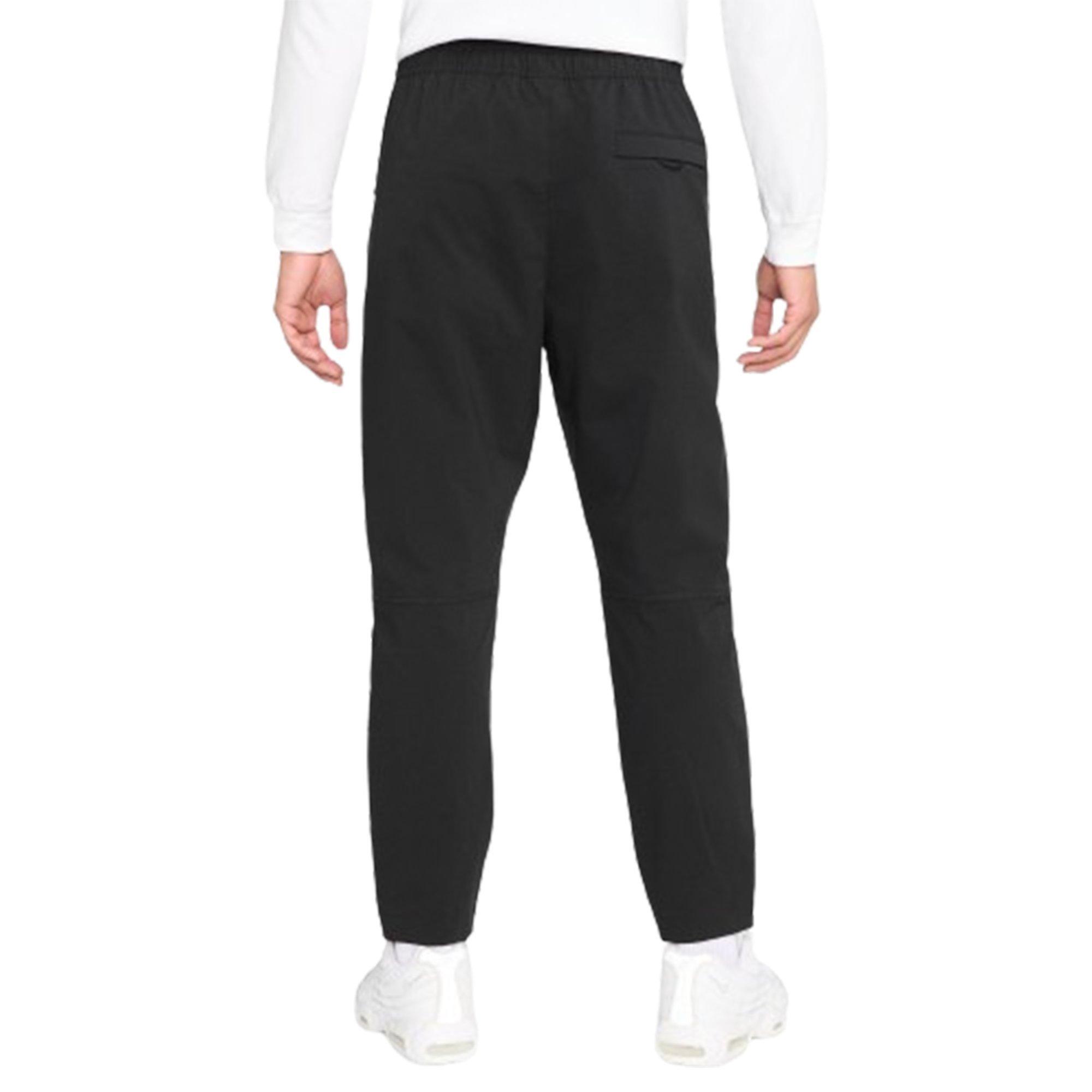 Nike Men's Sportswear Tech Woven Open Hem Pants - BLACK Thumbnail View 2