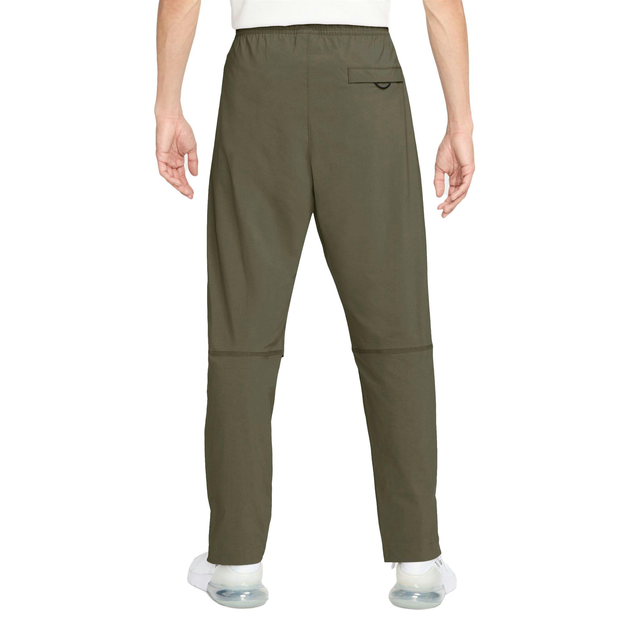 Nike Men's Sportswear Tech Woven Open Hem Pants-Olive - OLIVE Thumbnail View 2