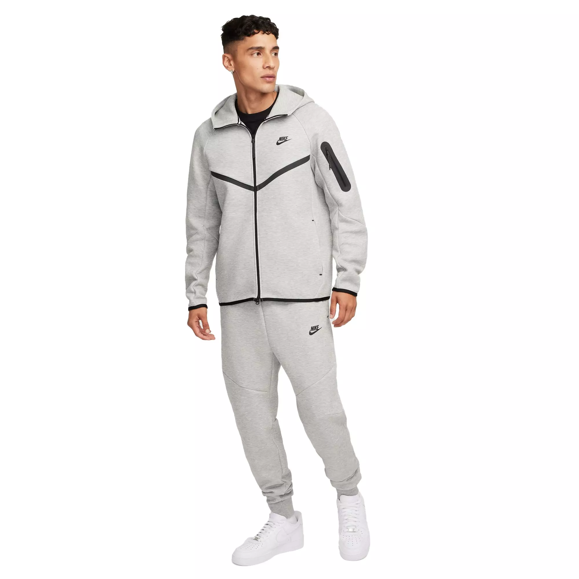 Nike Men's Tech Fleece Joggers - Grey - GREY