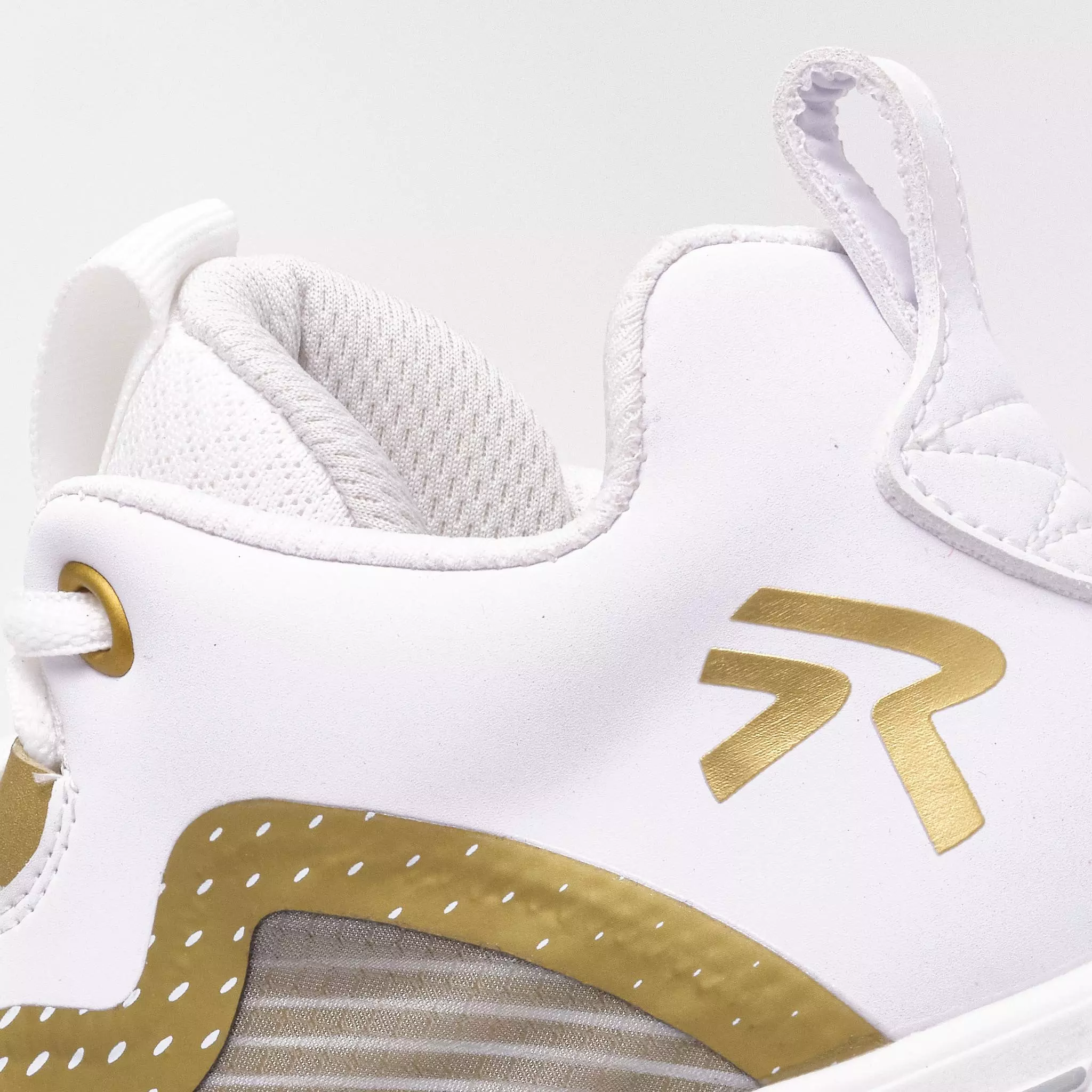 RIP-IT Future Court "White/Gold" Women's Volleyball Shoe - WHITE/GOLD