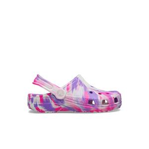 Crocs Classic Marbled "Pink Crush Glow" Toddler Girls' Clog