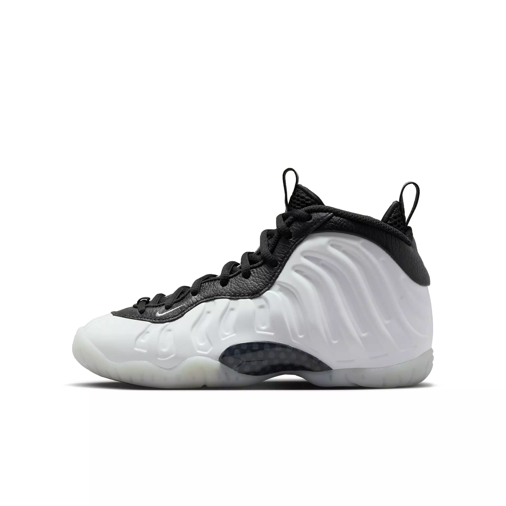 Nike Penny Little Posite One "White/Metallic Silver Black/Cobalt Bliss" Grade School Boys' Shoe