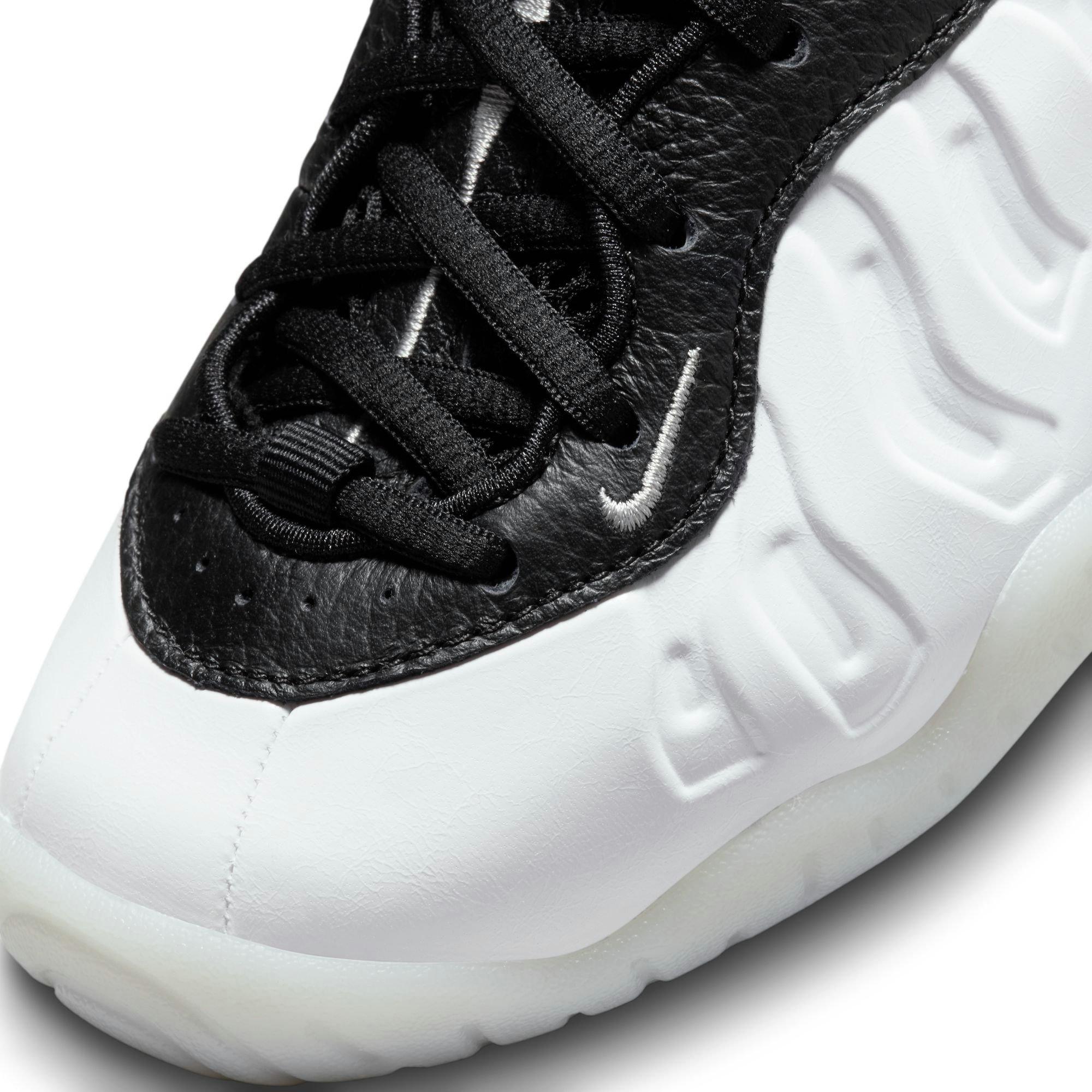 Nike Penny Little Posite One Grade School Boys' White/Metallic Silver Black/Cobalt Bliss Shoe