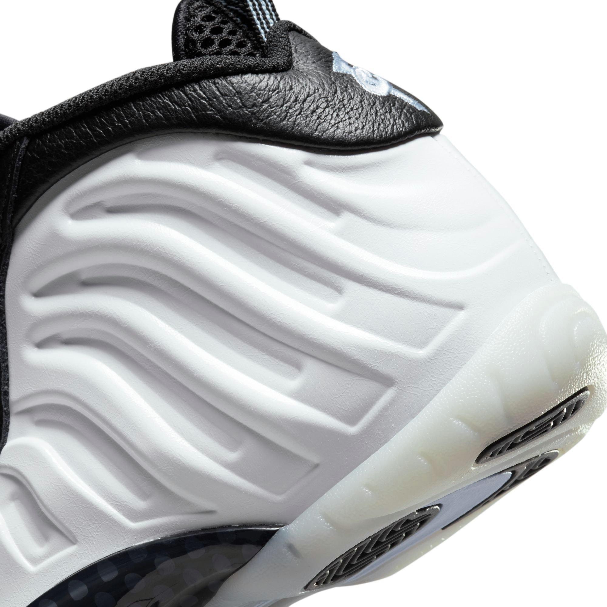 Nike Penny Little Posite One Grade School Boys' White/Metallic Silver Black/Cobalt Bliss Shoe