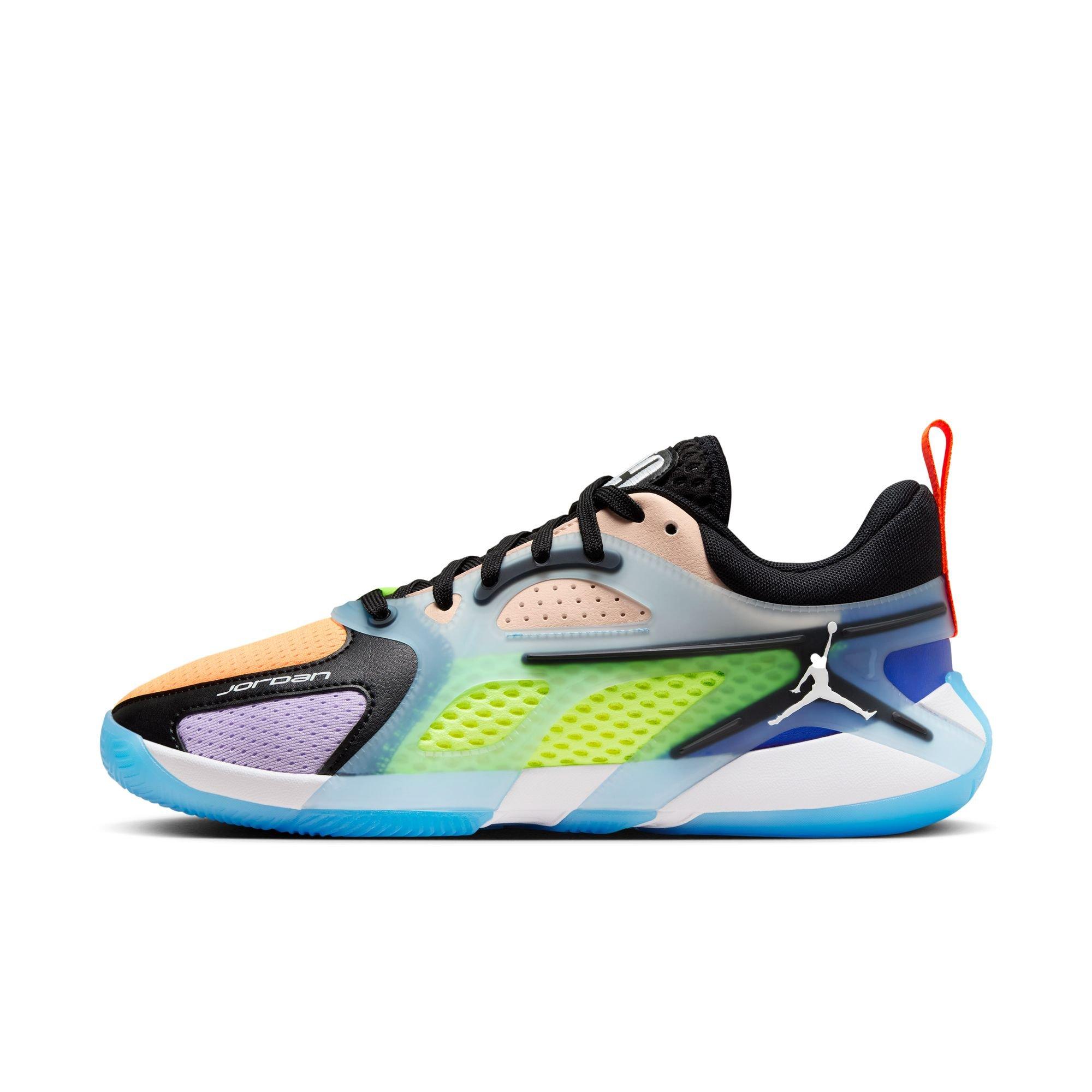 Jordan Heir "Multi" Women's Basketball Shoe - BLACK/MULTI Thumbnail View 6