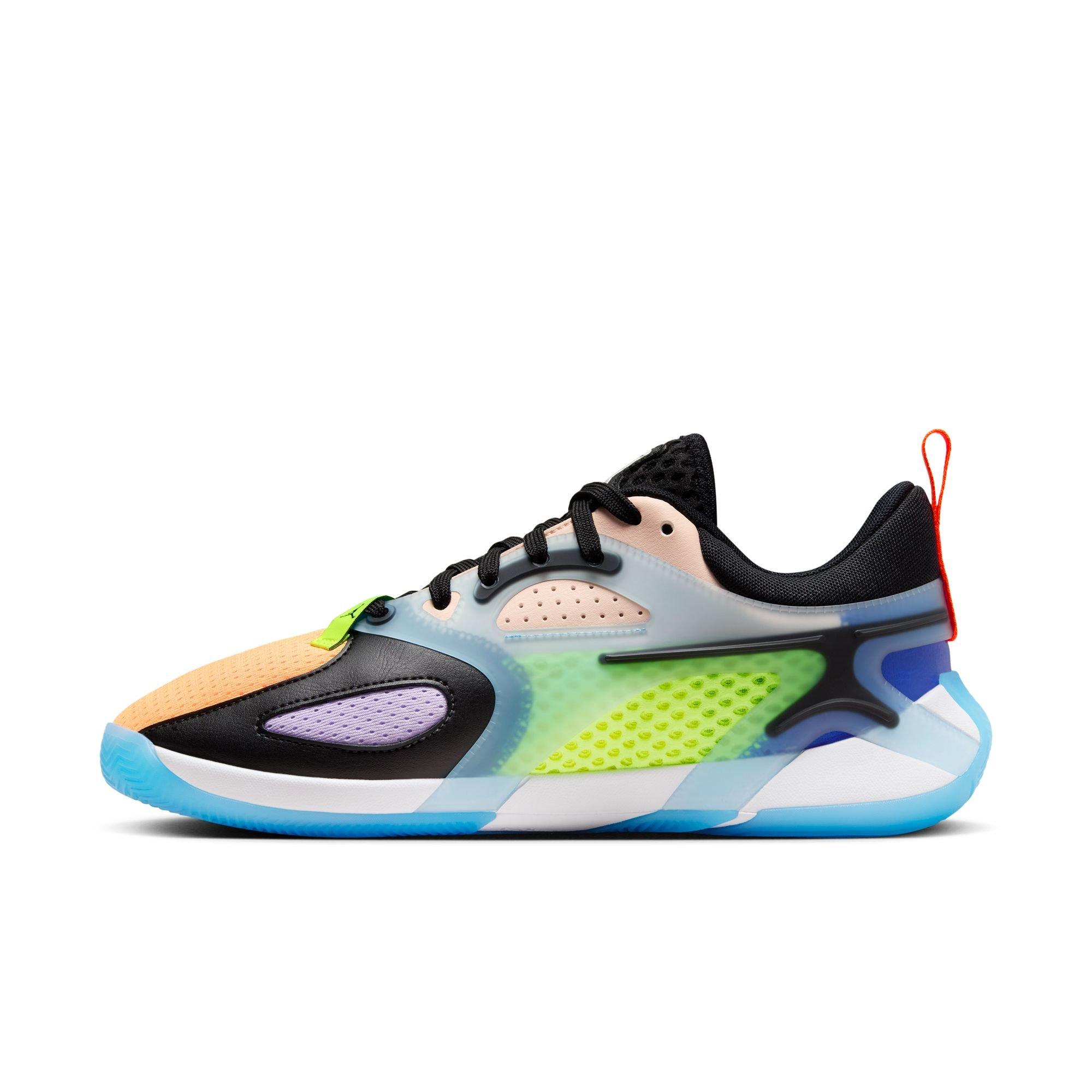 Jordan Heir "Multi" Women's Basketball Shoe - BLACK/MULTI Thumbnail View 7