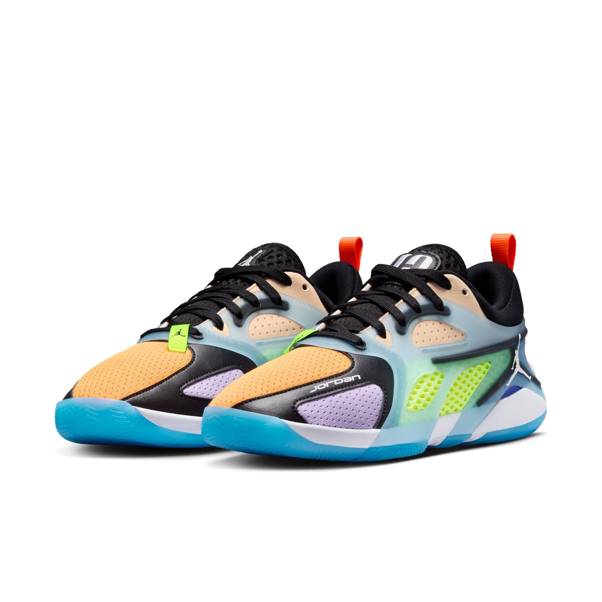 Jordan Heir "Multi" Women's Basketball Shoe - BLACK/MULTI Thumbnail View 3