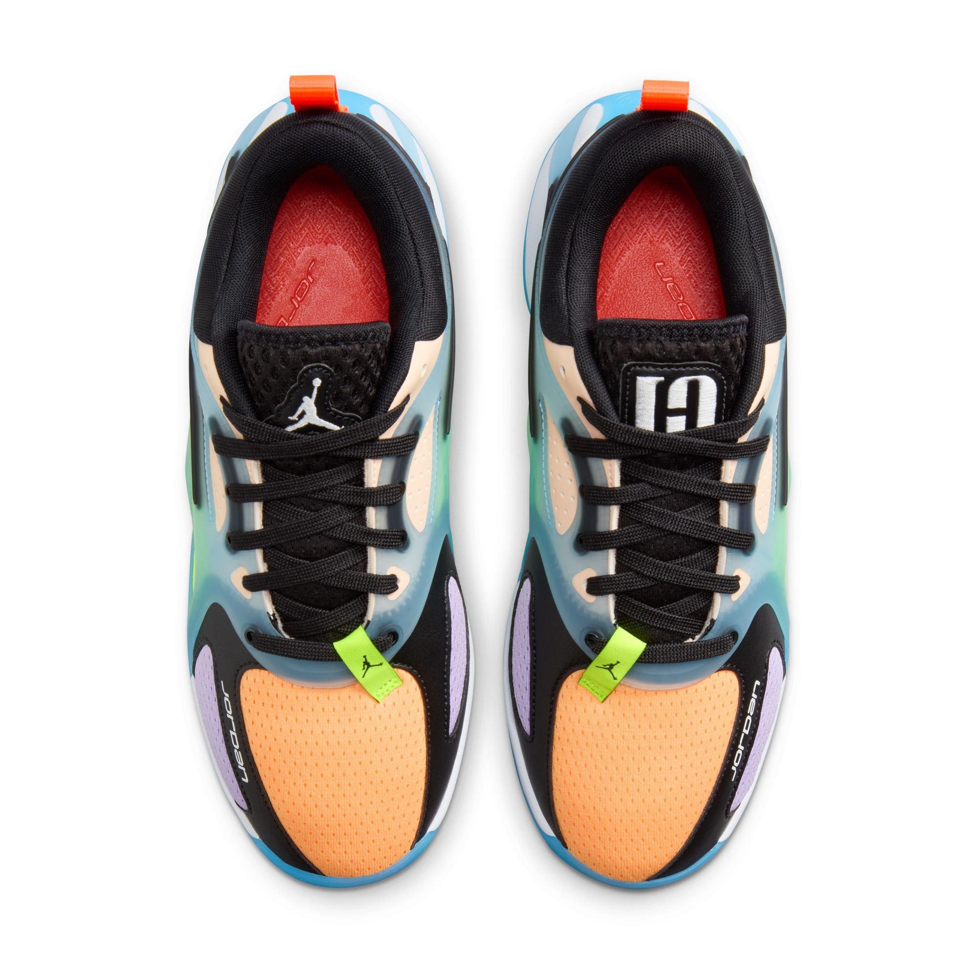 Jordan Heir "Multi" Women's Basketball Shoe - BLACK/MULTI Thumbnail View 9