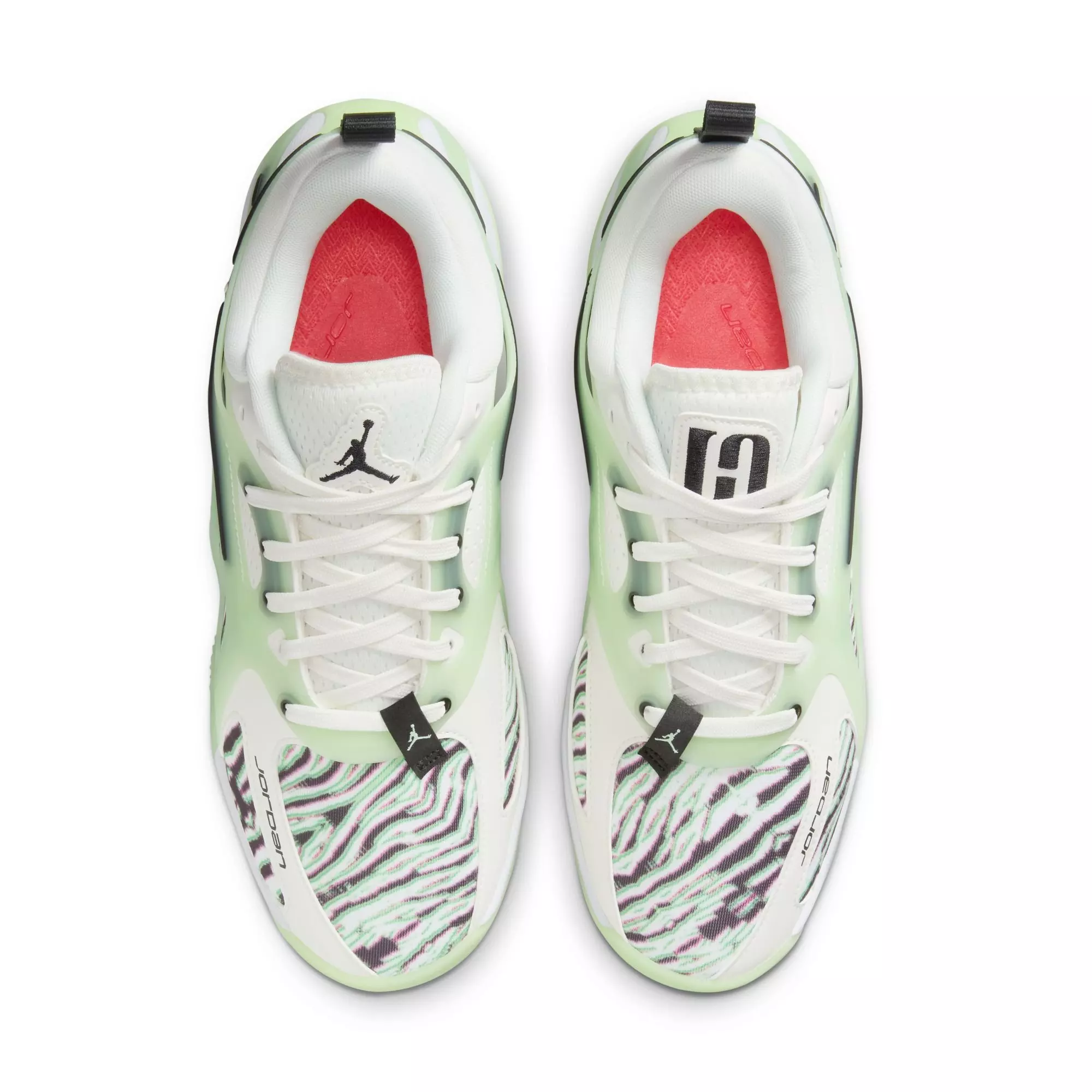 Jordan Heir "Vapor Green" Women's Basketball Shoe - SAIL/BLACK/VAPOR GREEN