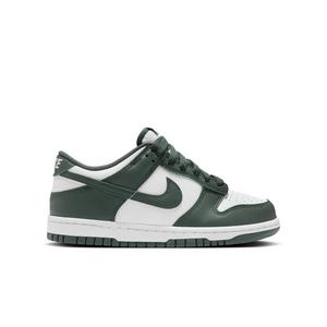 Nike Dunk Low "White/Vintage Green" Grade School Boys' Shoe