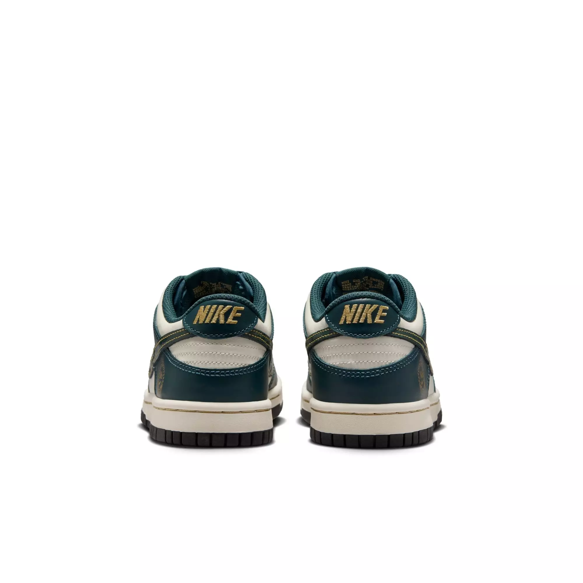 Nike Dunk Low "Deep Jungle" Grade School Kids' Shoe - DEEP JUNGLE/PALE IVORY