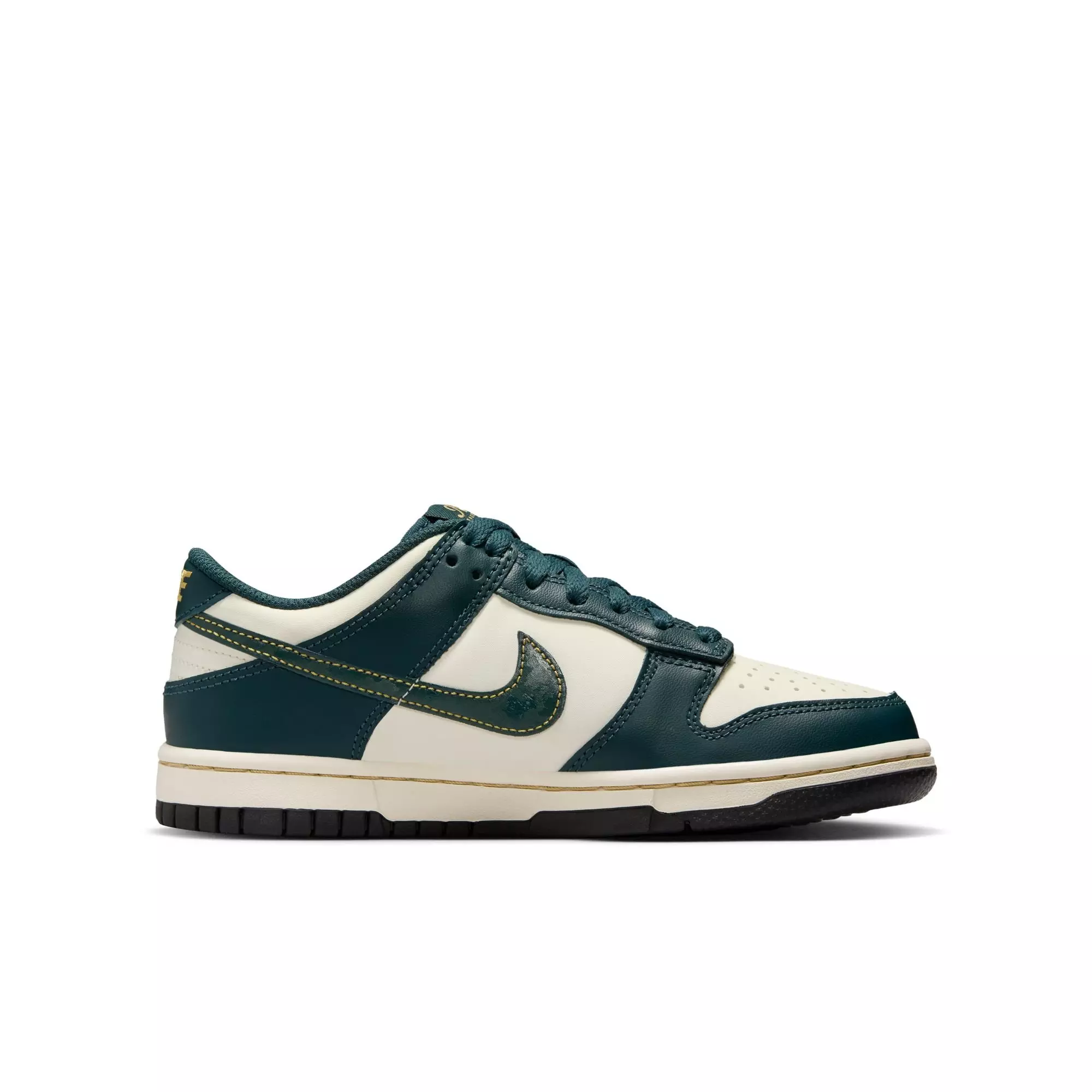 Nike Dunk Low "Deep Jungle" Grade School Kids' Shoe - DEEP JUNGLE/PALE IVORY