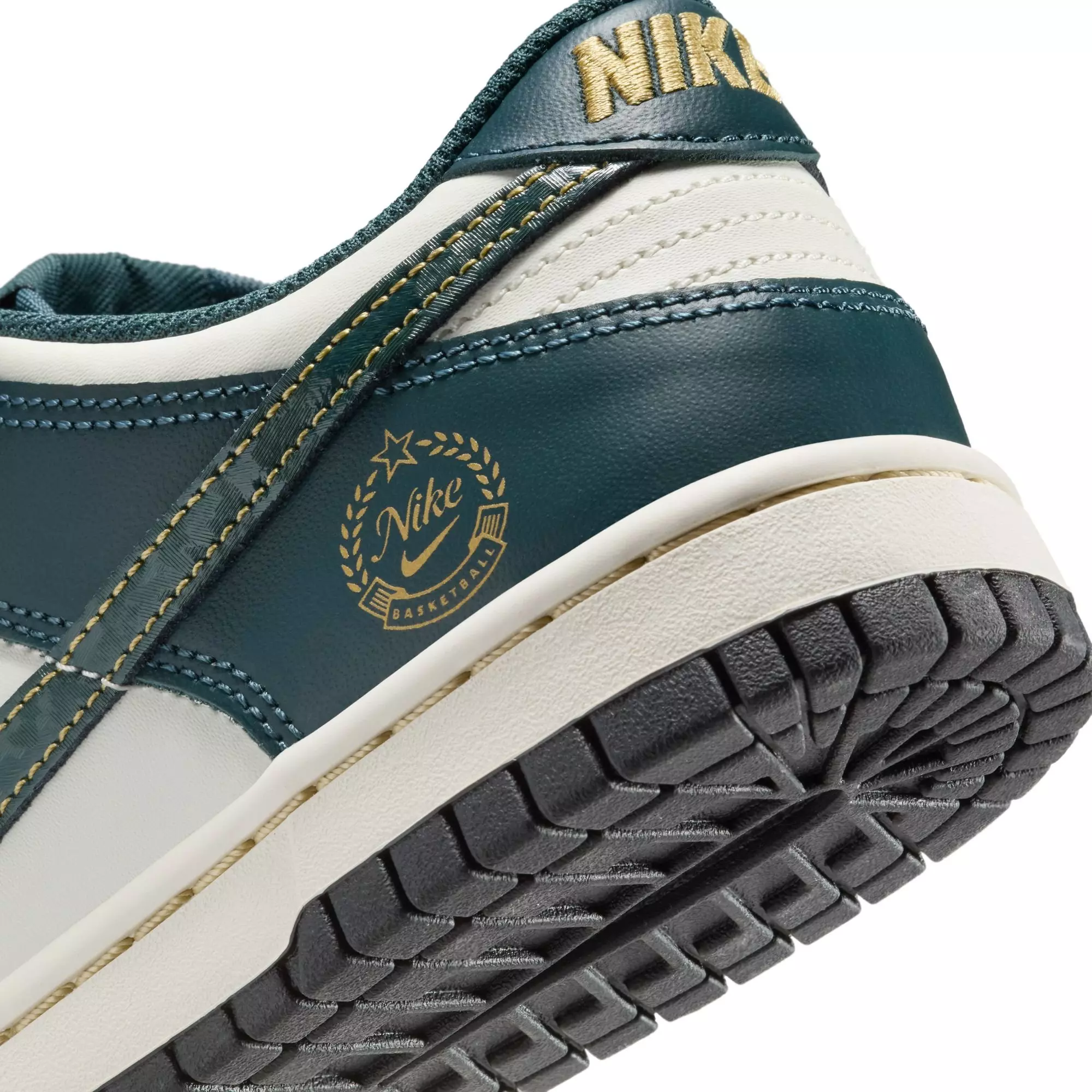 Nike Dunk Low "Deep Jungle" Grade School Kids' Shoe - DEEP JUNGLE/PALE IVORY