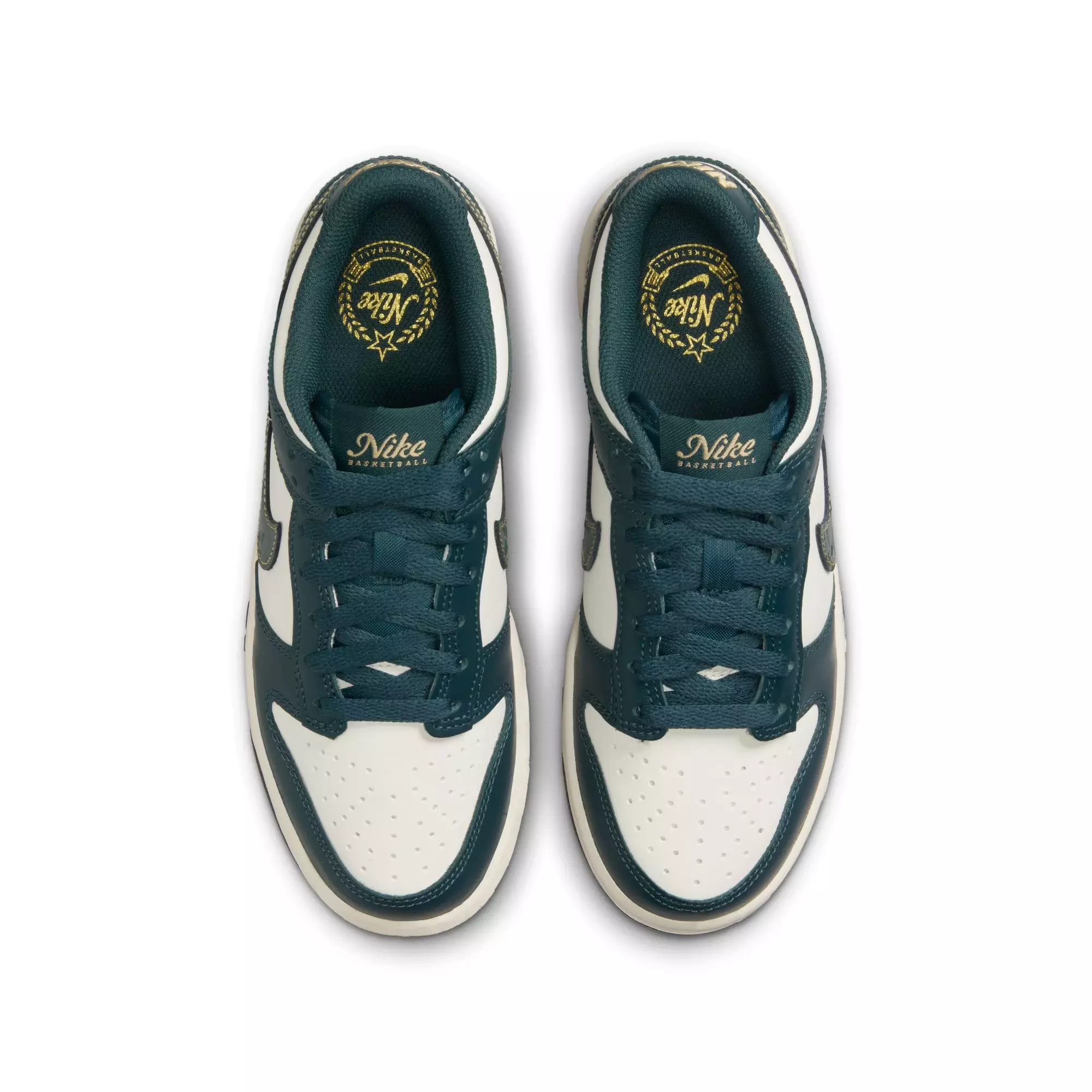 Nike Dunk Low "Deep Jungle" Grade School Kids' Shoe - DEEP JUNGLE/PALE IVORY