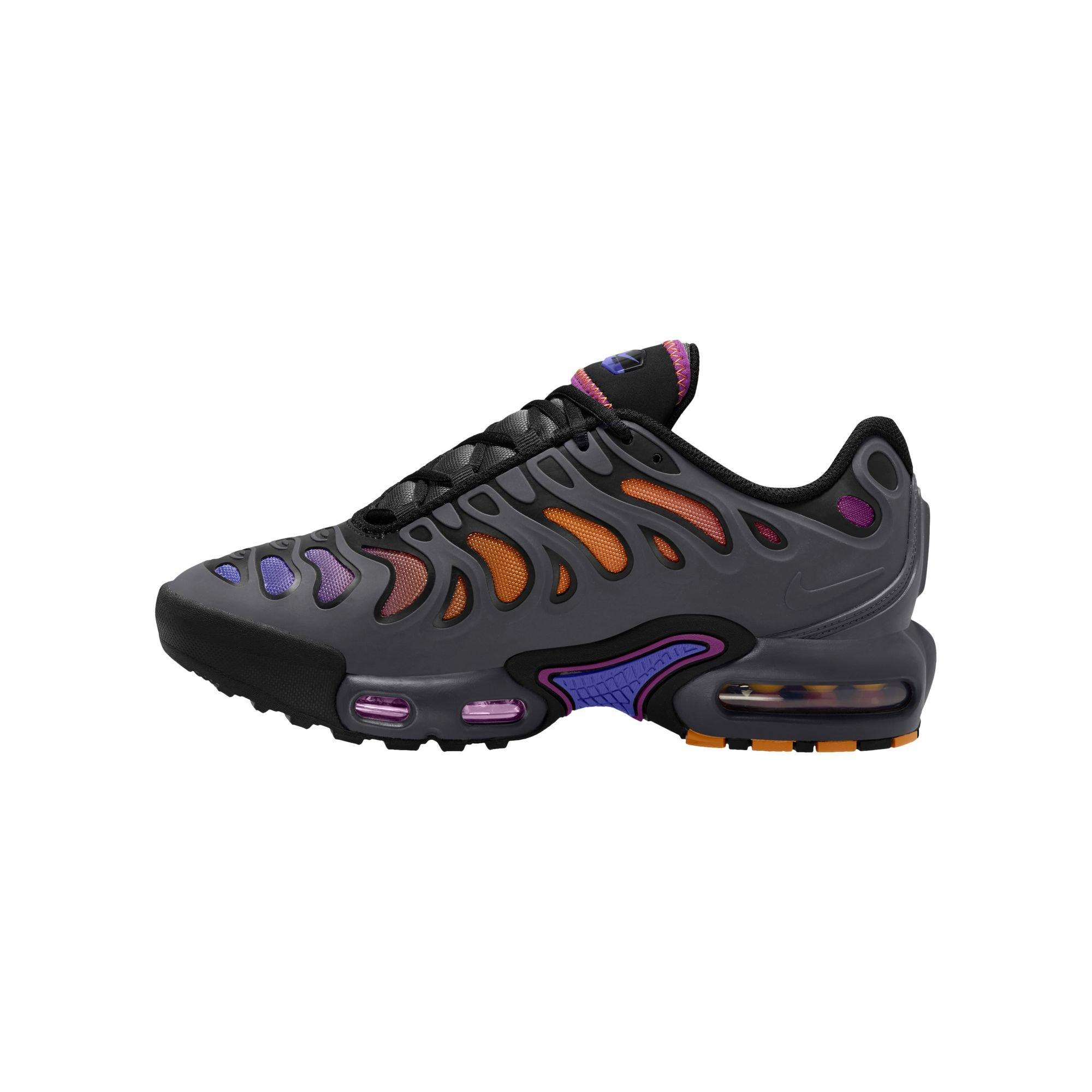 Nike Air Max Plus Drift Grade School Boys' "Anthracite/Monarch/Black/Viotech" Shoe