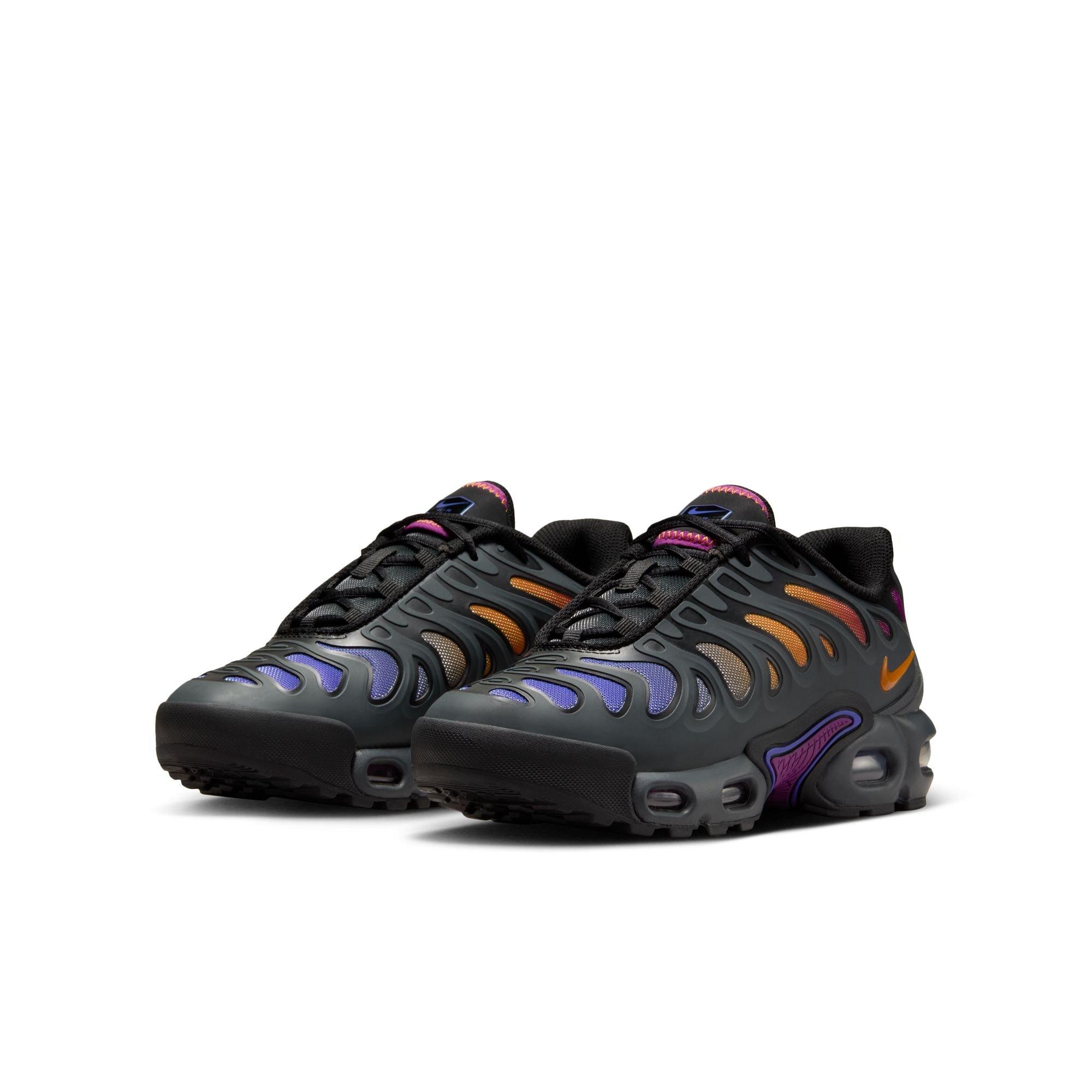 Nike Air Max Plus Drift Grade School Boys' "Anthracite/Monarch/Black/Viotech" Shoe