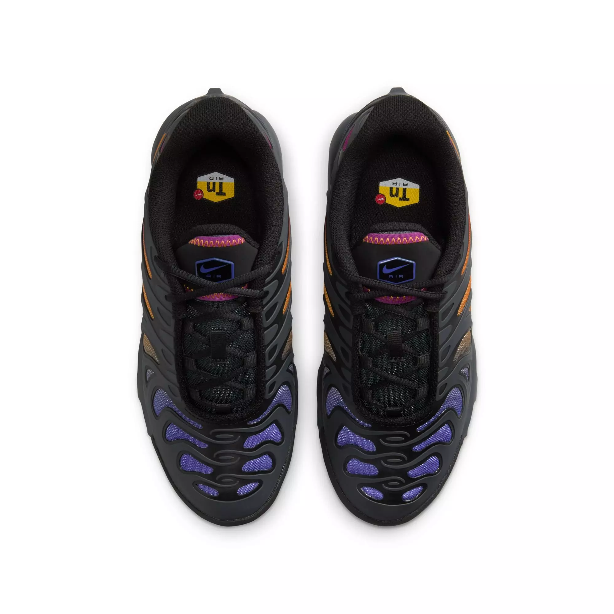 Nike Air Max Plus Drift "Anthracite/Monarch/Black/Viotech" Grade School Boys' Shoe                        - BLACK/MULTI