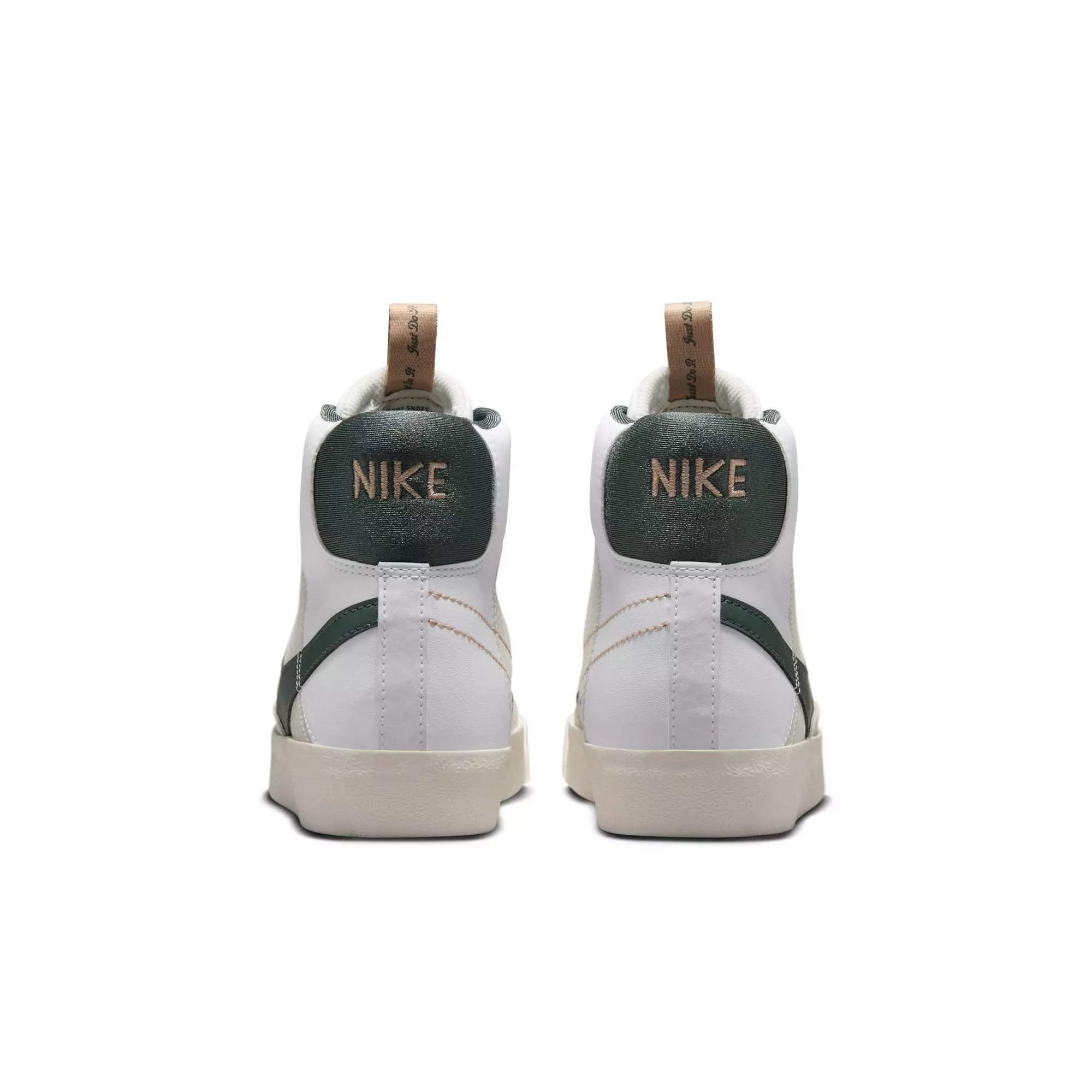 Nike Blazer Mid '77 SE "White/Vintage Green/Pale Ivory/Hemp" Grade School Boys' Shoe - WHITE/GREEN