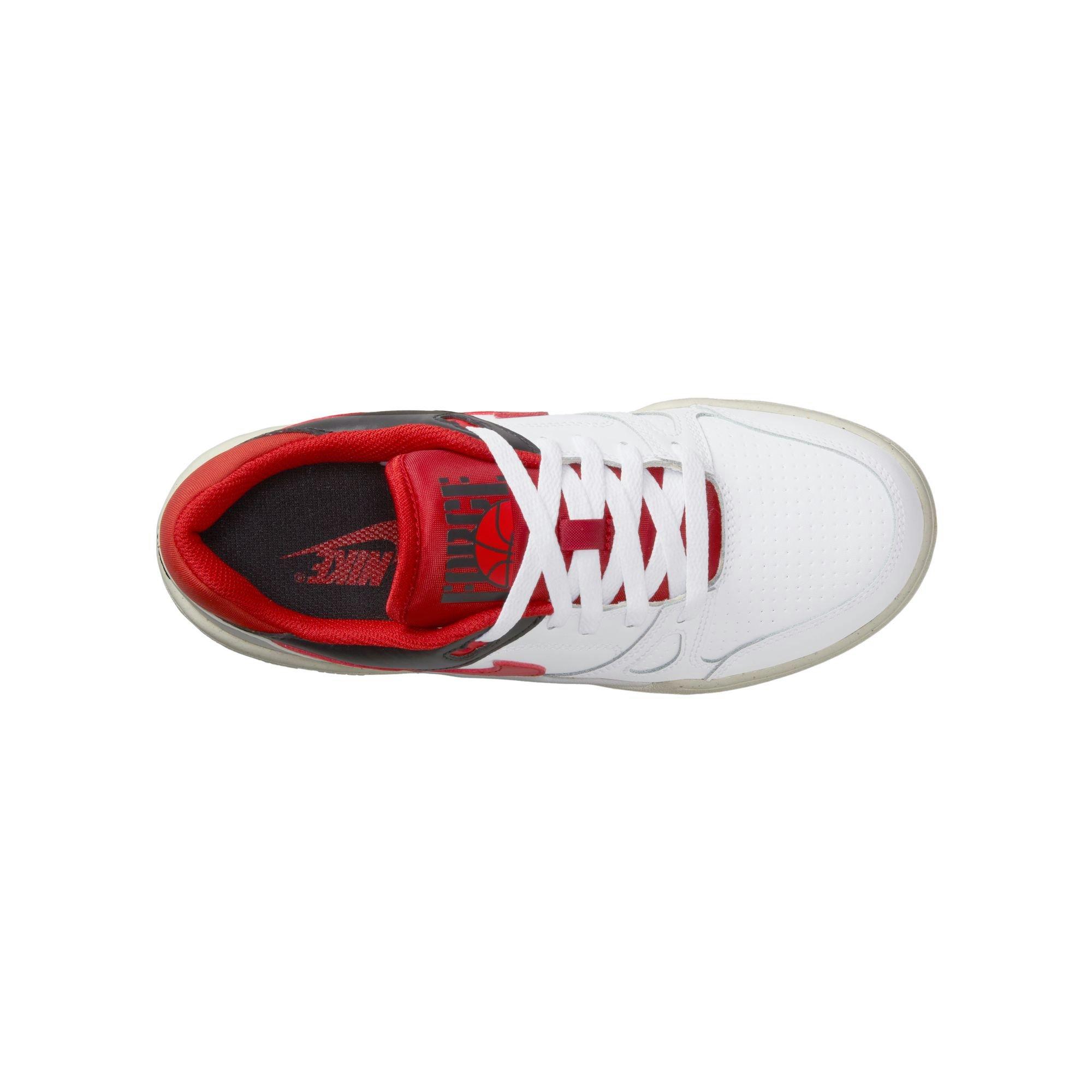 Nike Full Force Low Grade School Boys' "White/Mystic Red/Black" Shoe