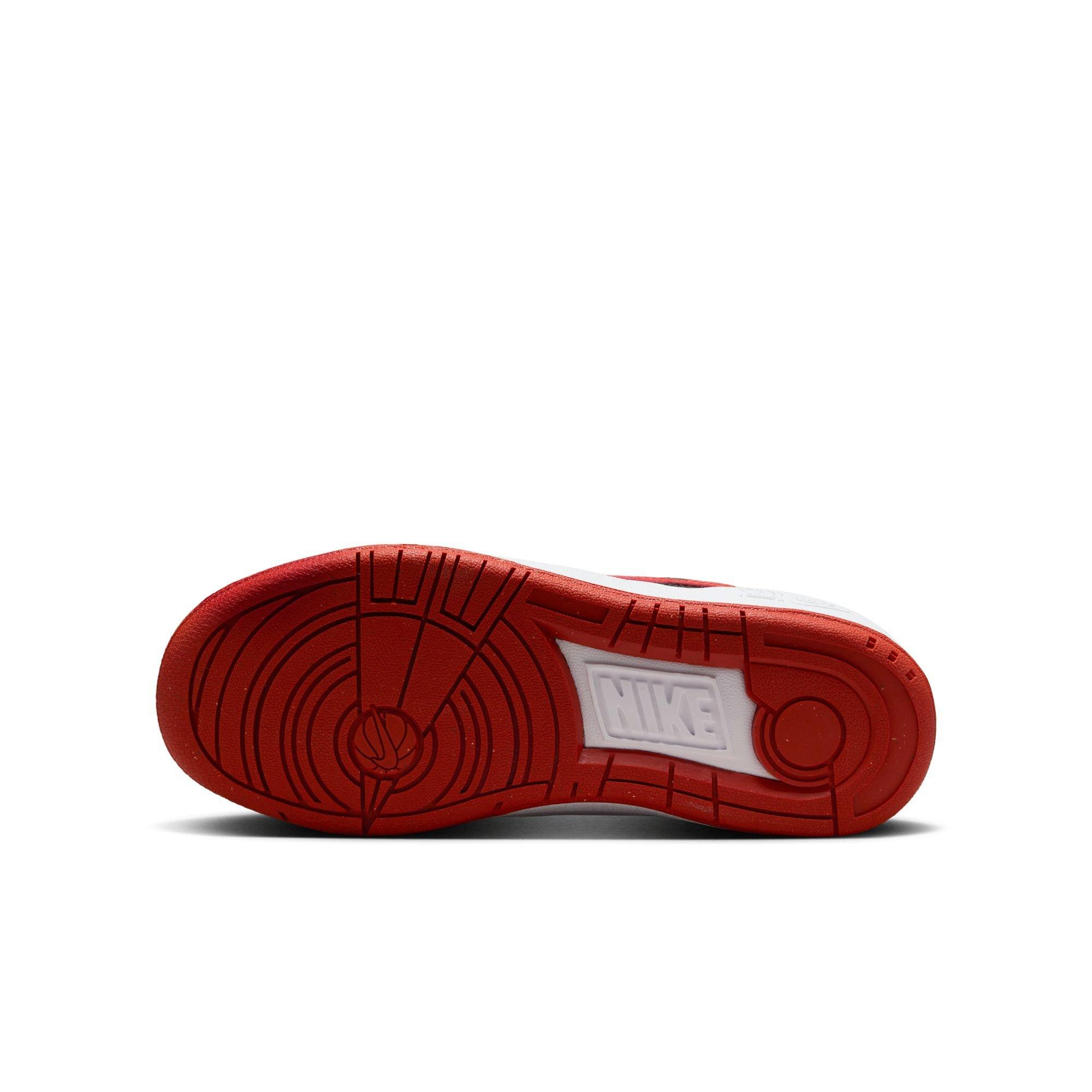 Nike Full Force Low Grade School Boys' "White/Mystic Red/Black" Shoe
