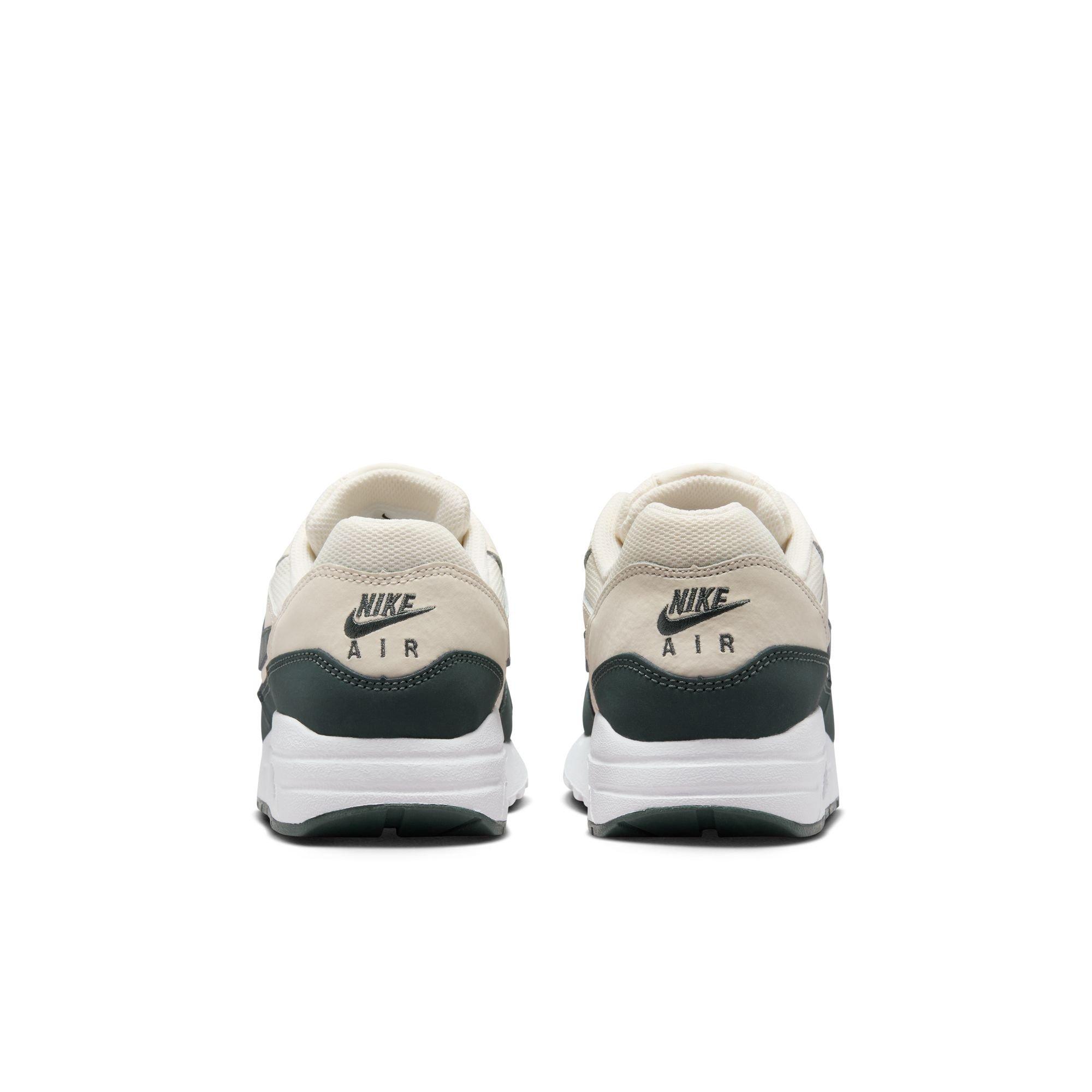 Nike Air Max 1 Grade School Boys' "Pale Ivory/Vintage Green/White/Bicoastal" Shoe