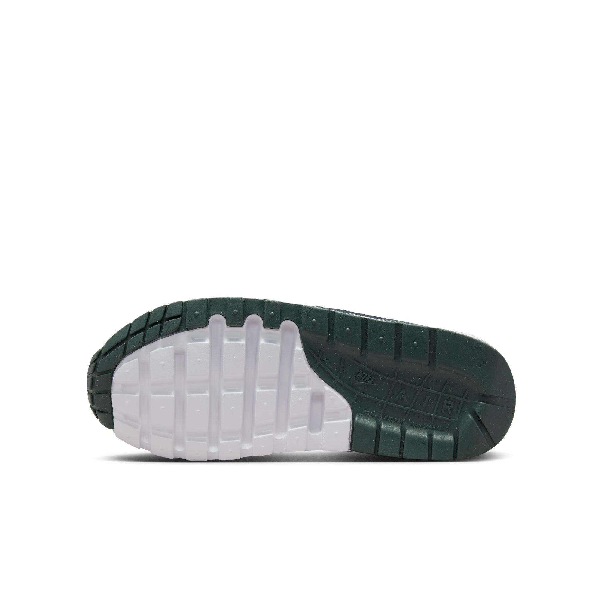 Nike Air Max 1 Grade School Boys' "Pale Ivory/Vintage Green/White/Bicoastal" Shoe